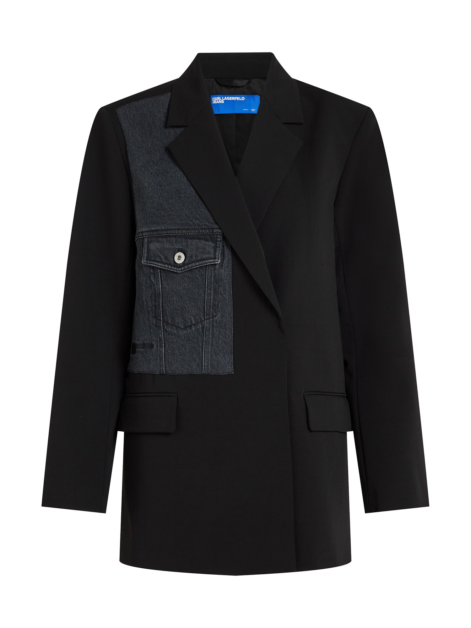 KARL LAGERFELD JEANS Geacă de primăvară-toamnă  negru / negru denim