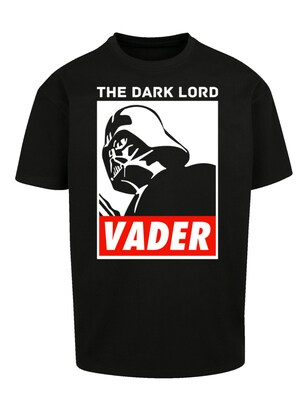 F4NT4STIC Shirt ‘Dark Lord Vader’ Rood / Zwart / Wit