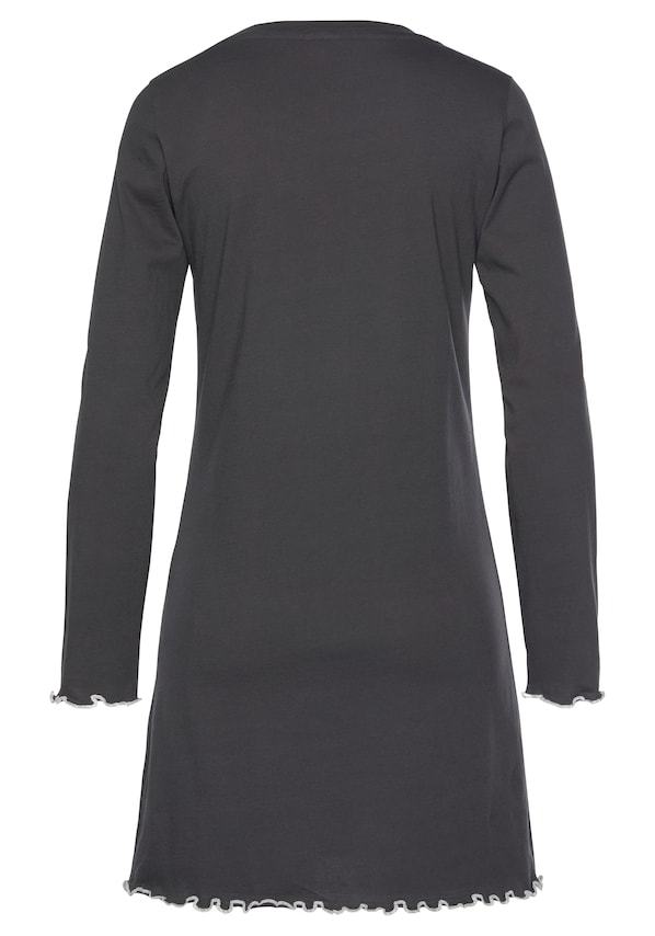 LASCANA, Noční košilka, šedá, obrázek 3 z 5