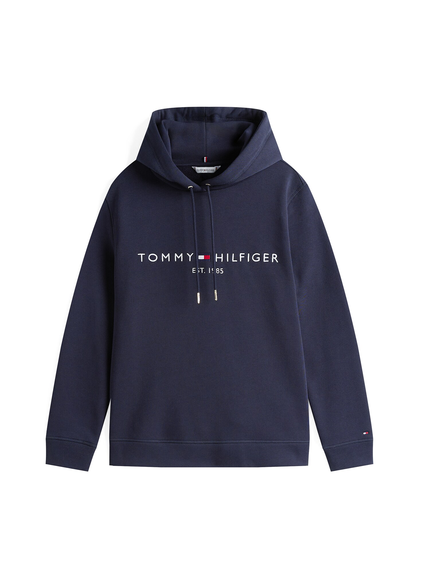 TOMMY HILFIGER Sweater majica  morsko plava / noćno plava / crvena / bijela