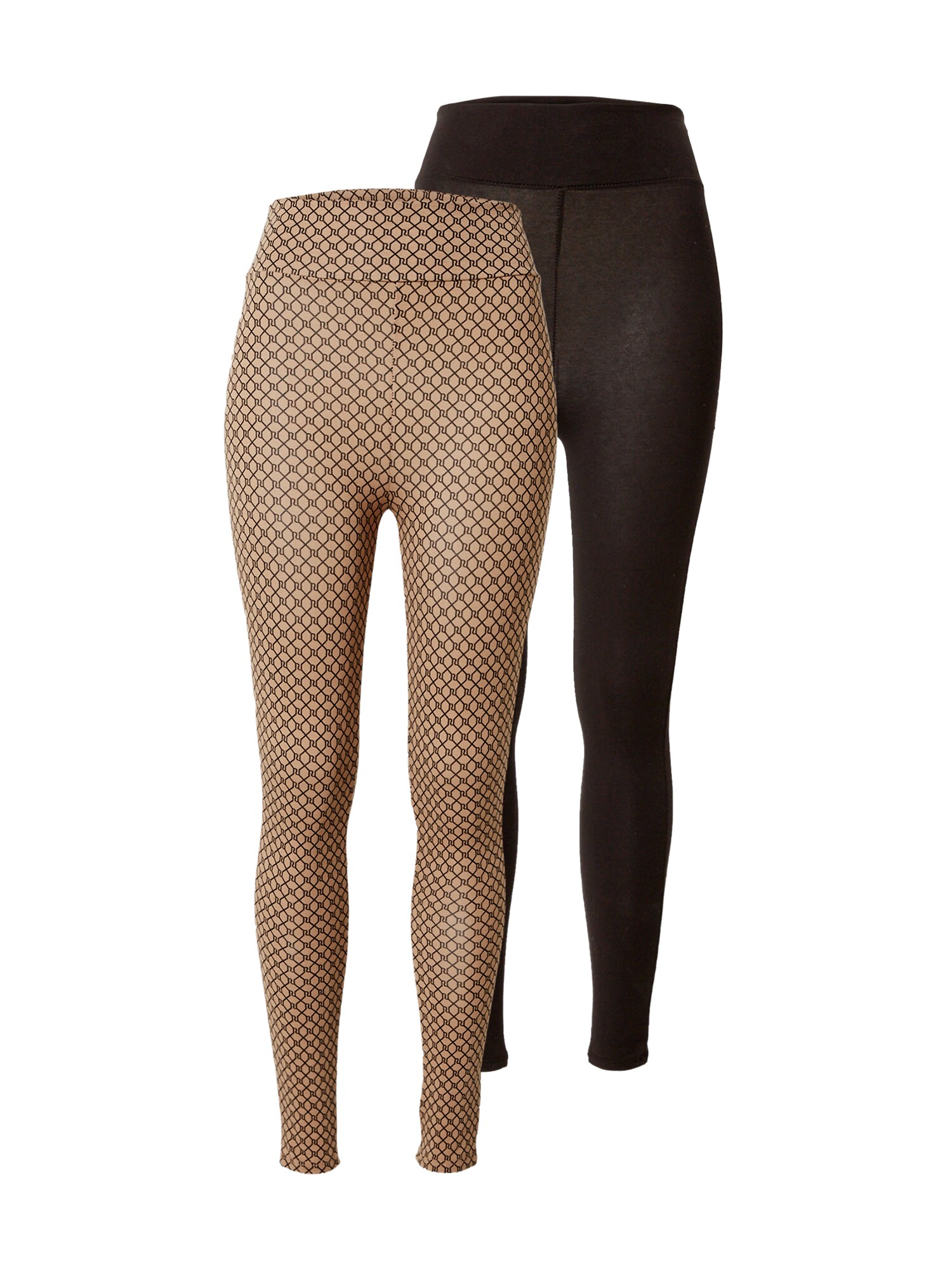 River Island Tamprės  juoda / smėlio