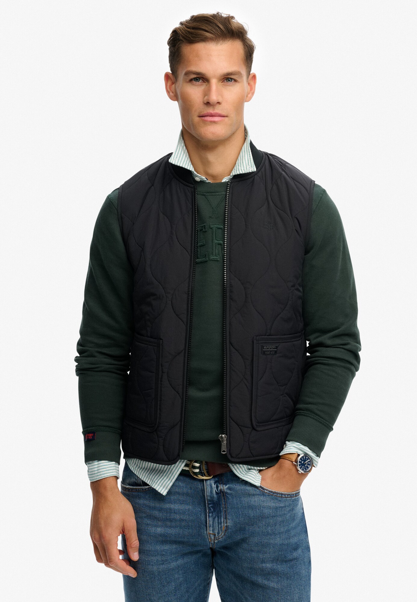 Superdry & Co Bodywarmer Zwart