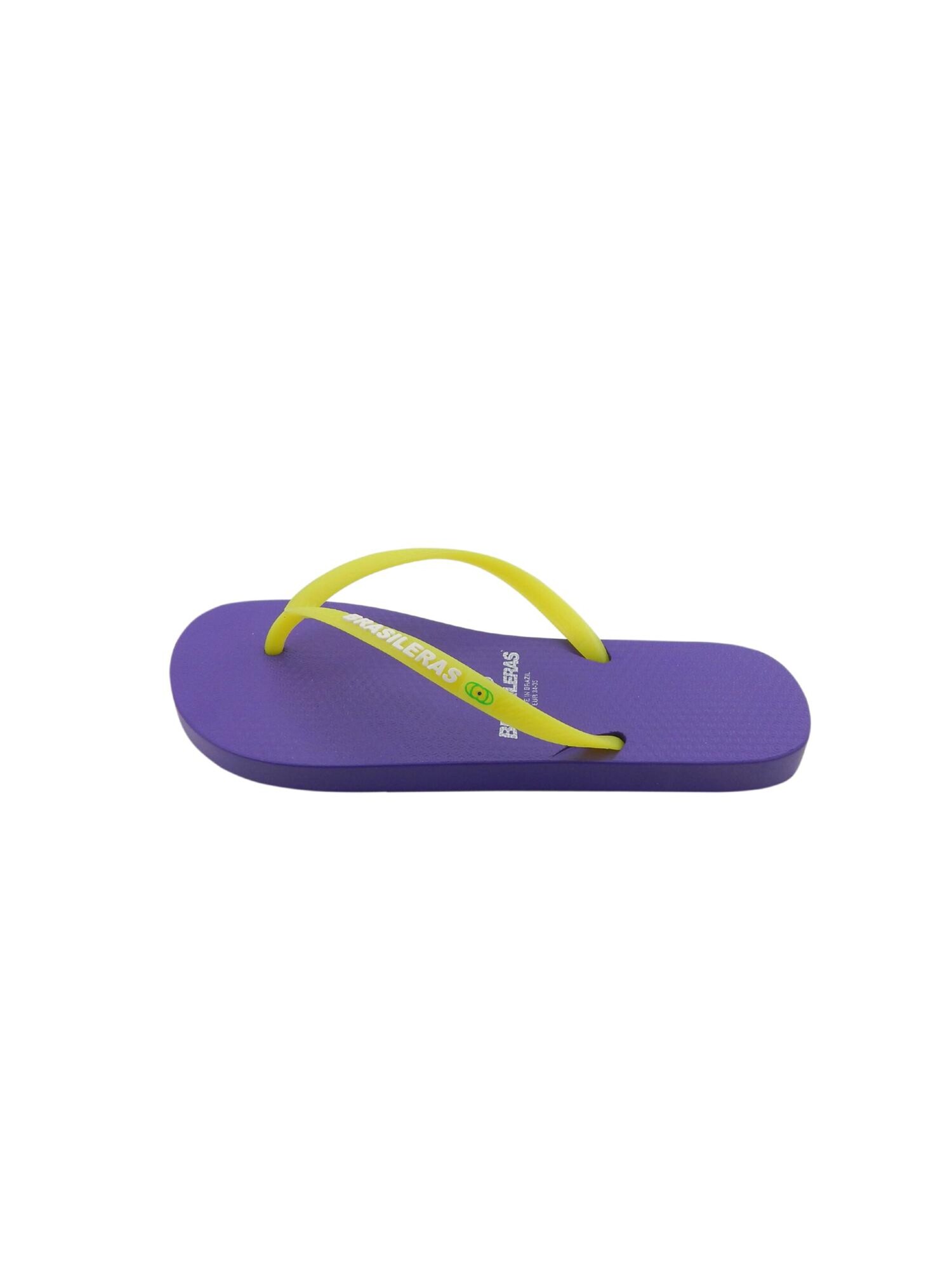 Brasileras Sandalias de dedo 'Neon W' amarillo claro / berenjena