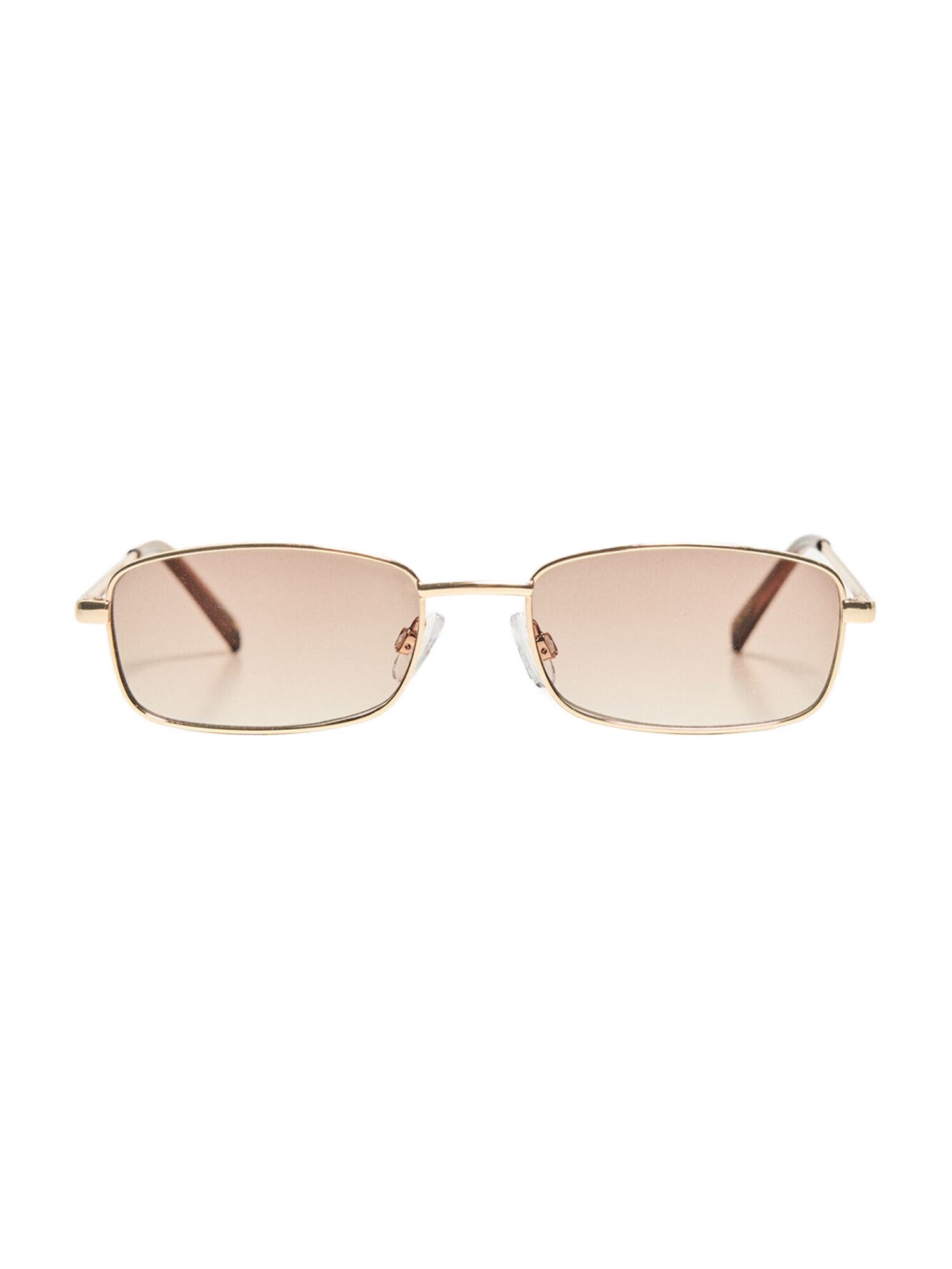 Bershka Ochelari de soare  auriu / roz pal