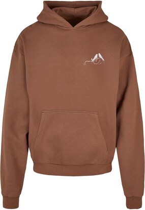 Merchcode Sweatshirt ‘Love Birds’ Crème / Bruin