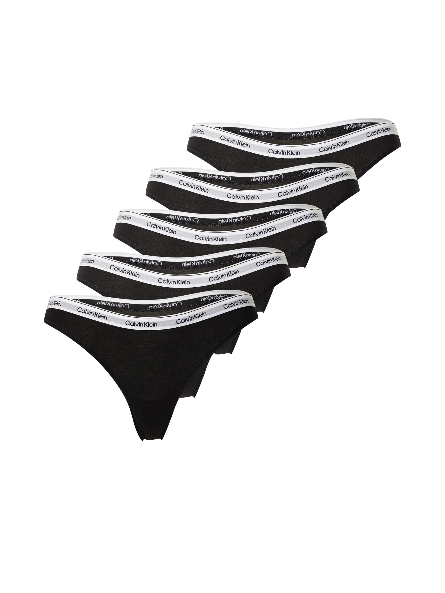 Calvin Klein Underwear Tangá  svetlosivá / čierna / biela