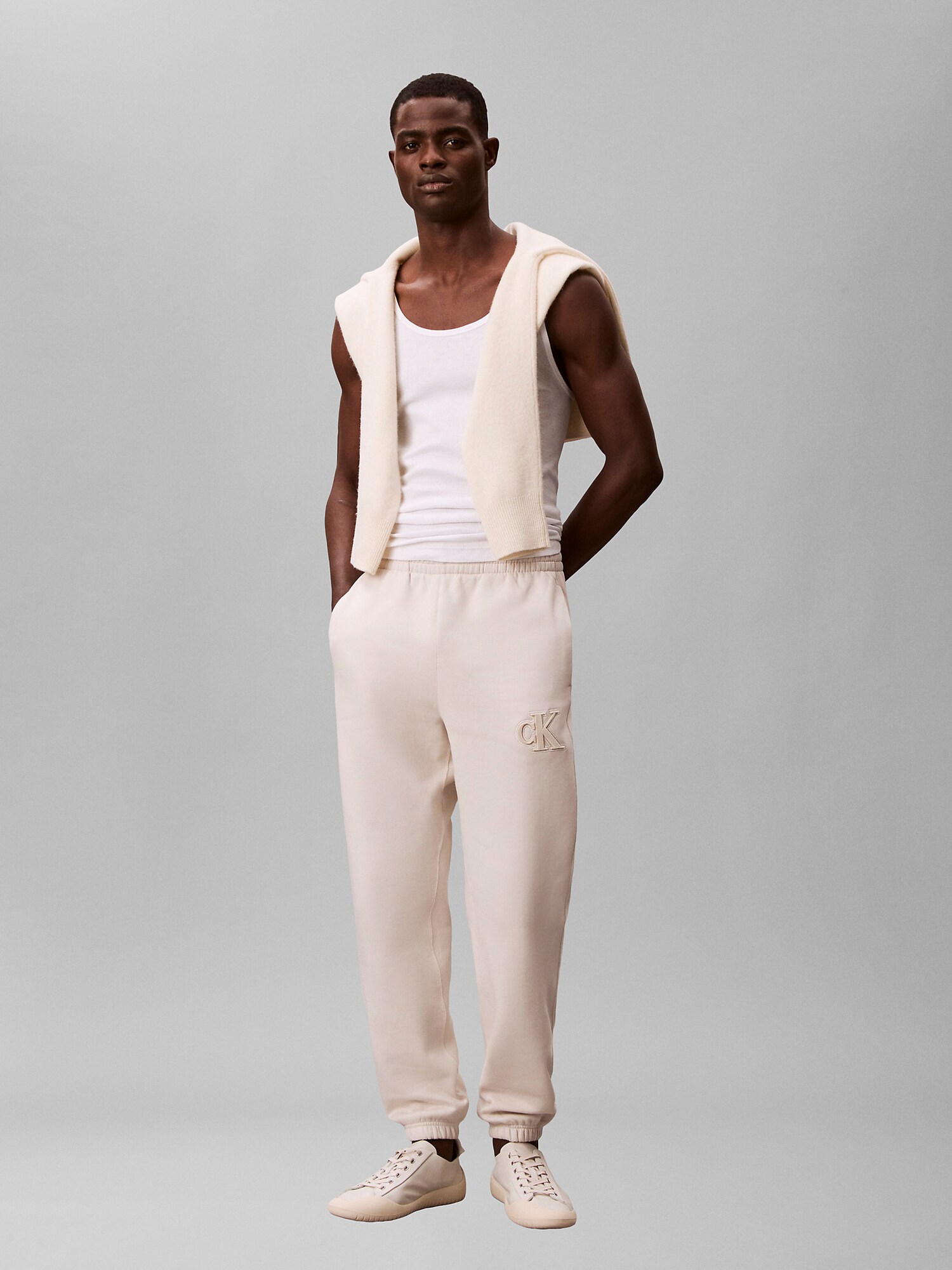 Calvin Klein Jeans Pantaloni  alb
