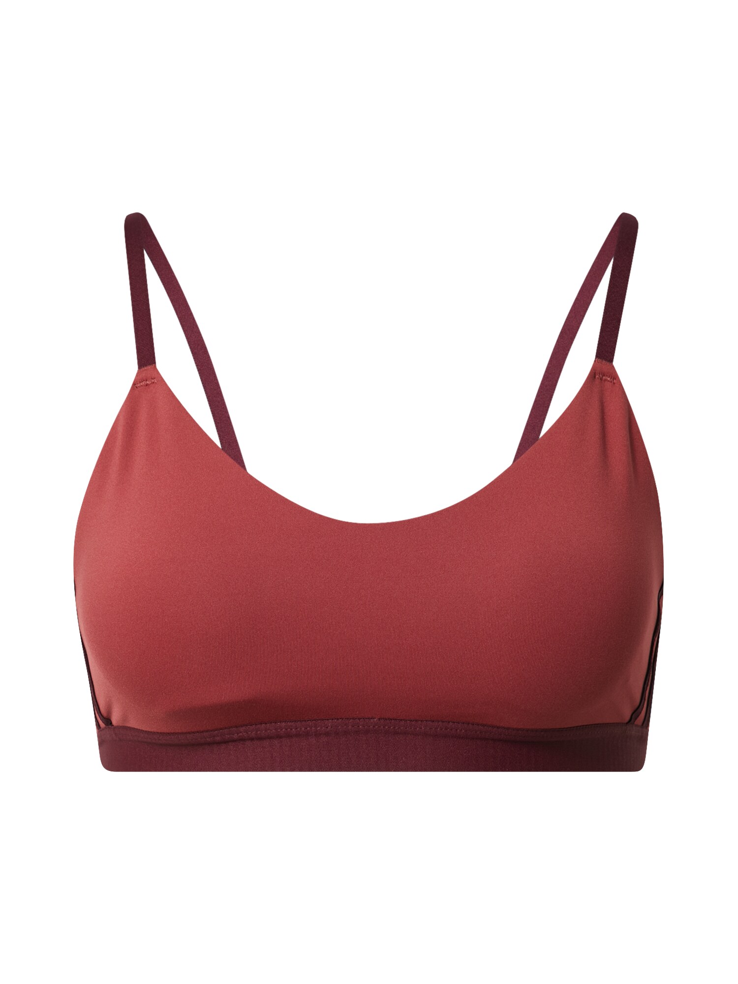 ADIDAS PERFORMANCE Sportinė liemenėlė 'All Me'  rūdžių raudona / burgundiško vyno spalva