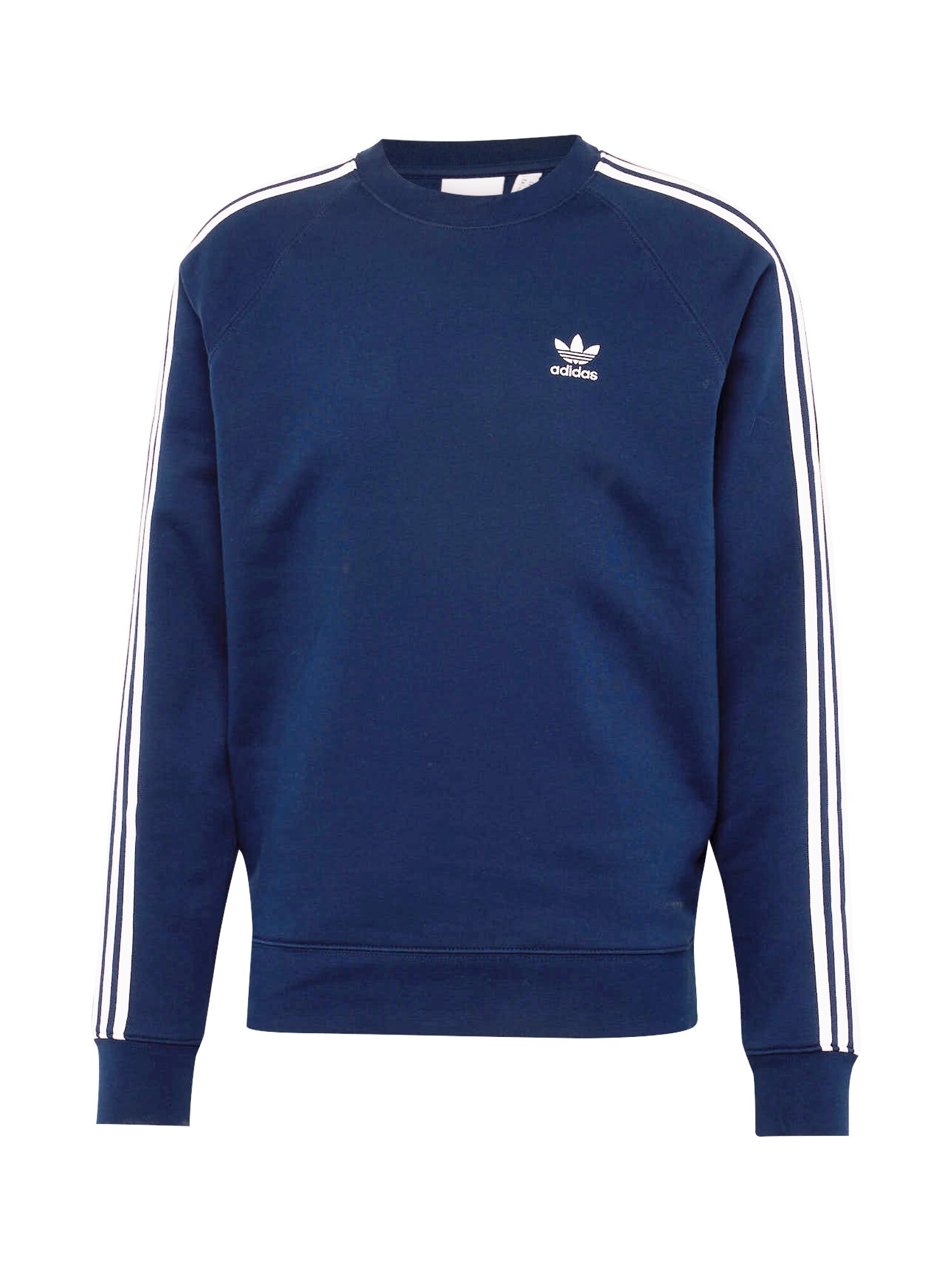 ADIDAS ORIGINALS Bluză de molton Adicolor Classics 3-Stripes  indigo / alb
