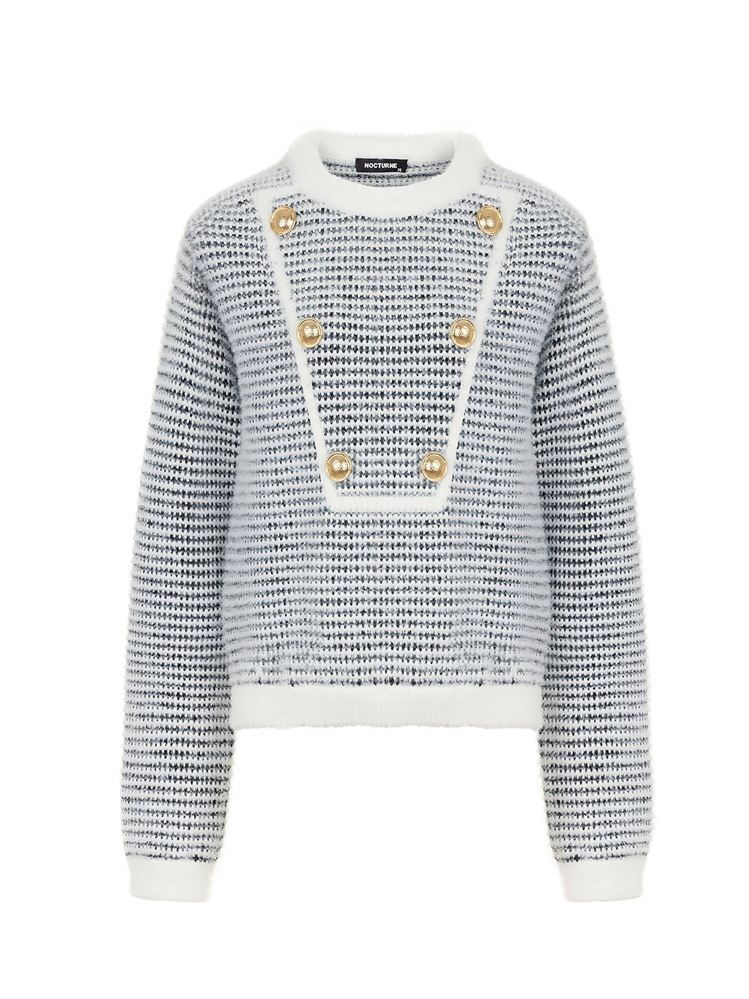 NOCTURNE Pulover  auriu / negru / alb