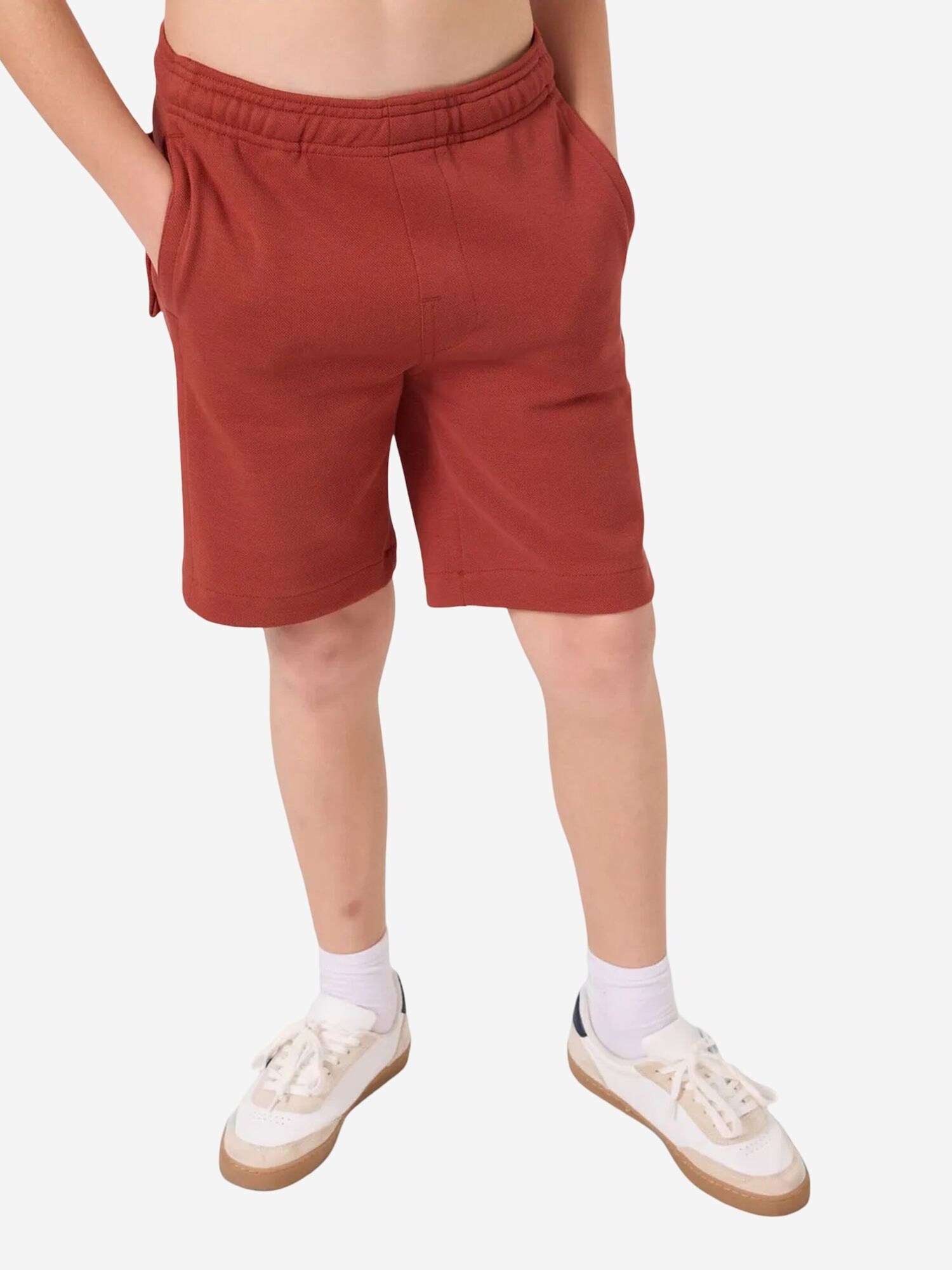 Tommy Life Hlače 'TOMMY Shorts aus Baumwollmischung' hrđavo crvena