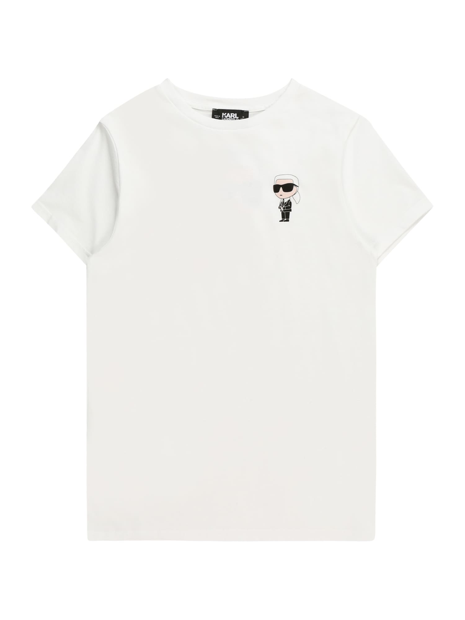 Karl Lagerfeld Тениска  бежово / черно / бяло