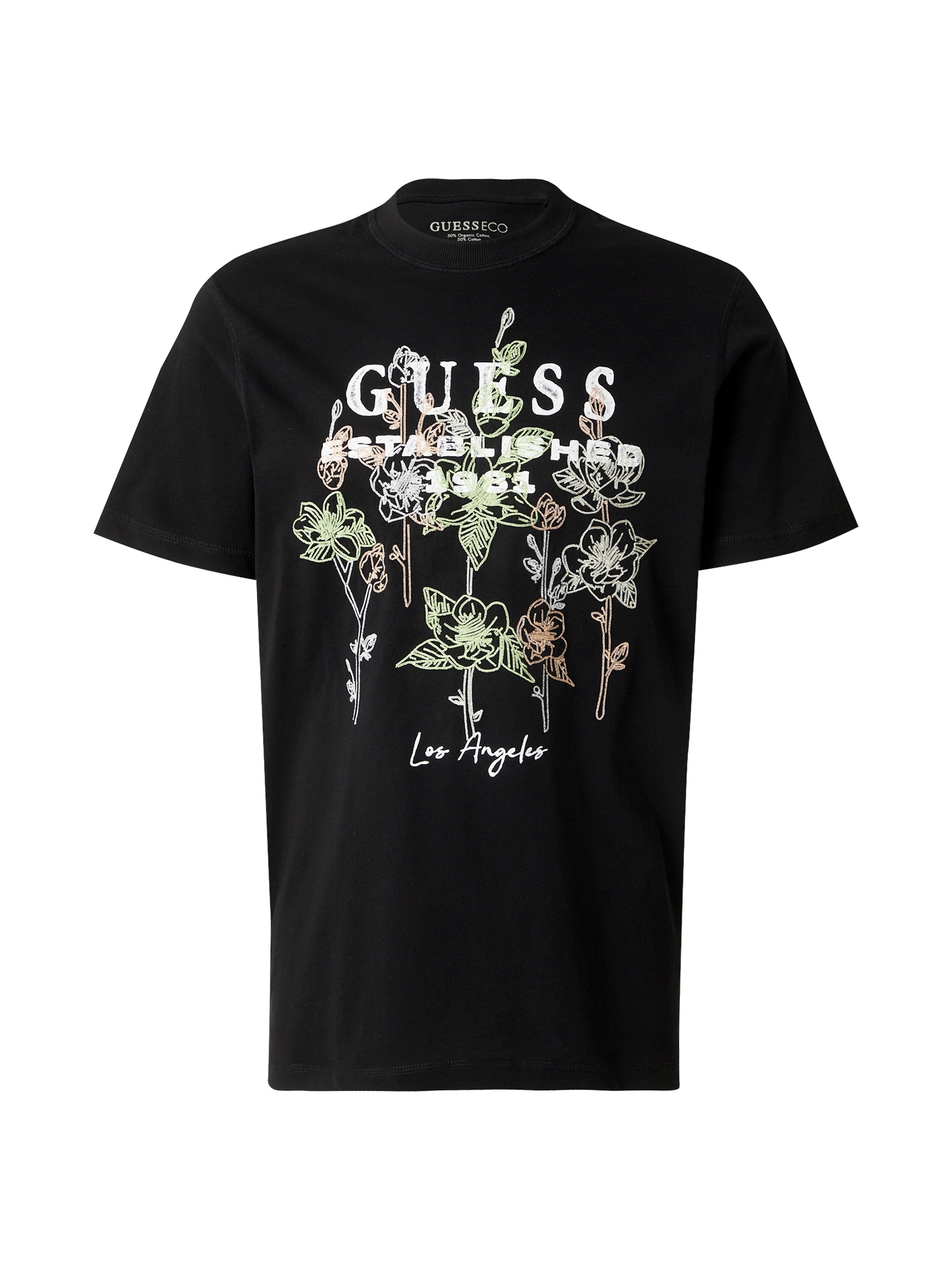 Thumbnail - GUESS T-Shirt FLUO FLOWER