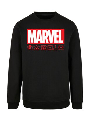 F4NT4STIC Sweatshirt ‘Marvel’ Rood / Zwart / Wit