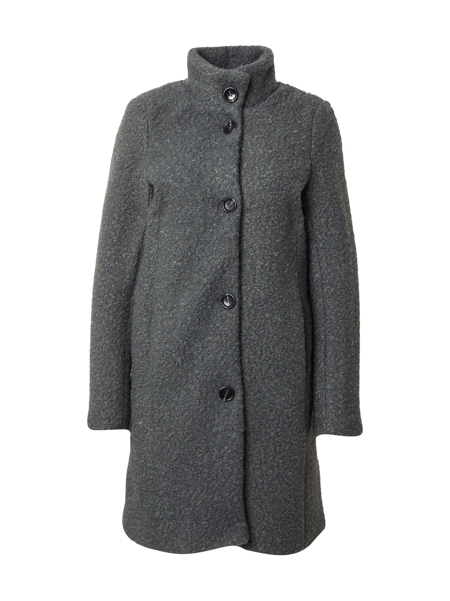 ZABAIONE Palton de primăvară-toamnă Co44co  gri metalic