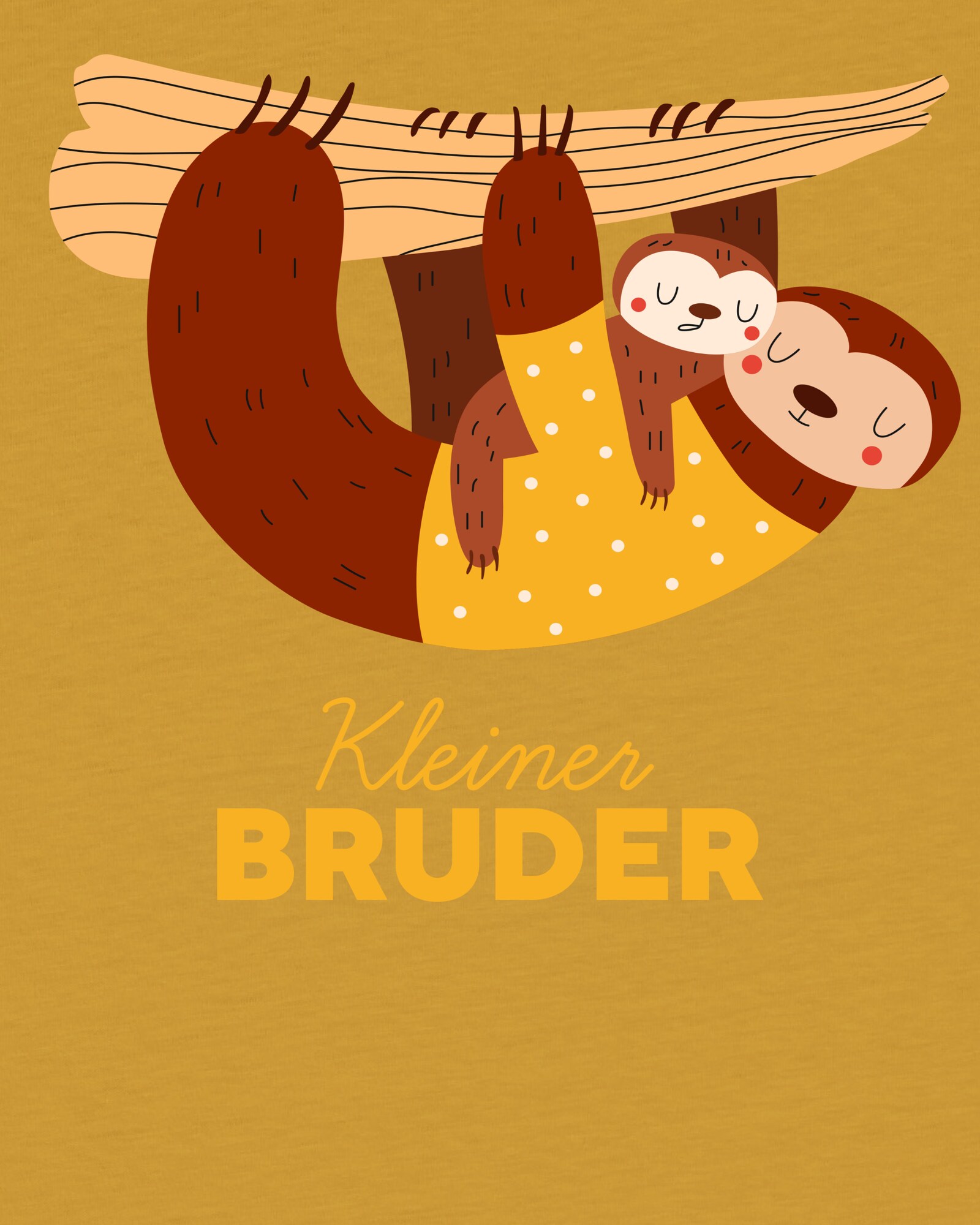 Thumbnail - T-Shirt 'Faultier Kleiner Bruder'