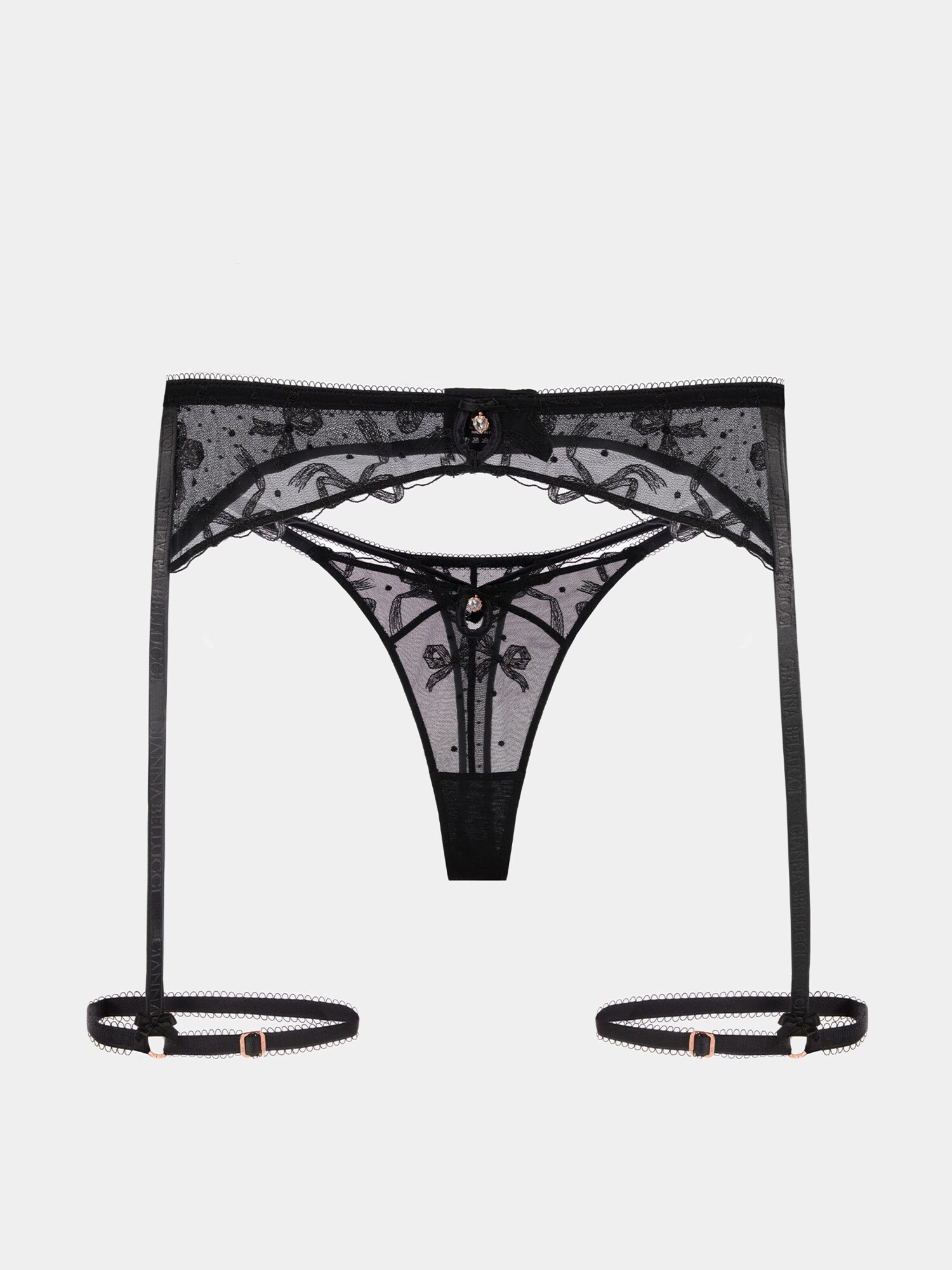 Gianna Bellucci String 'Mirabella'  nero