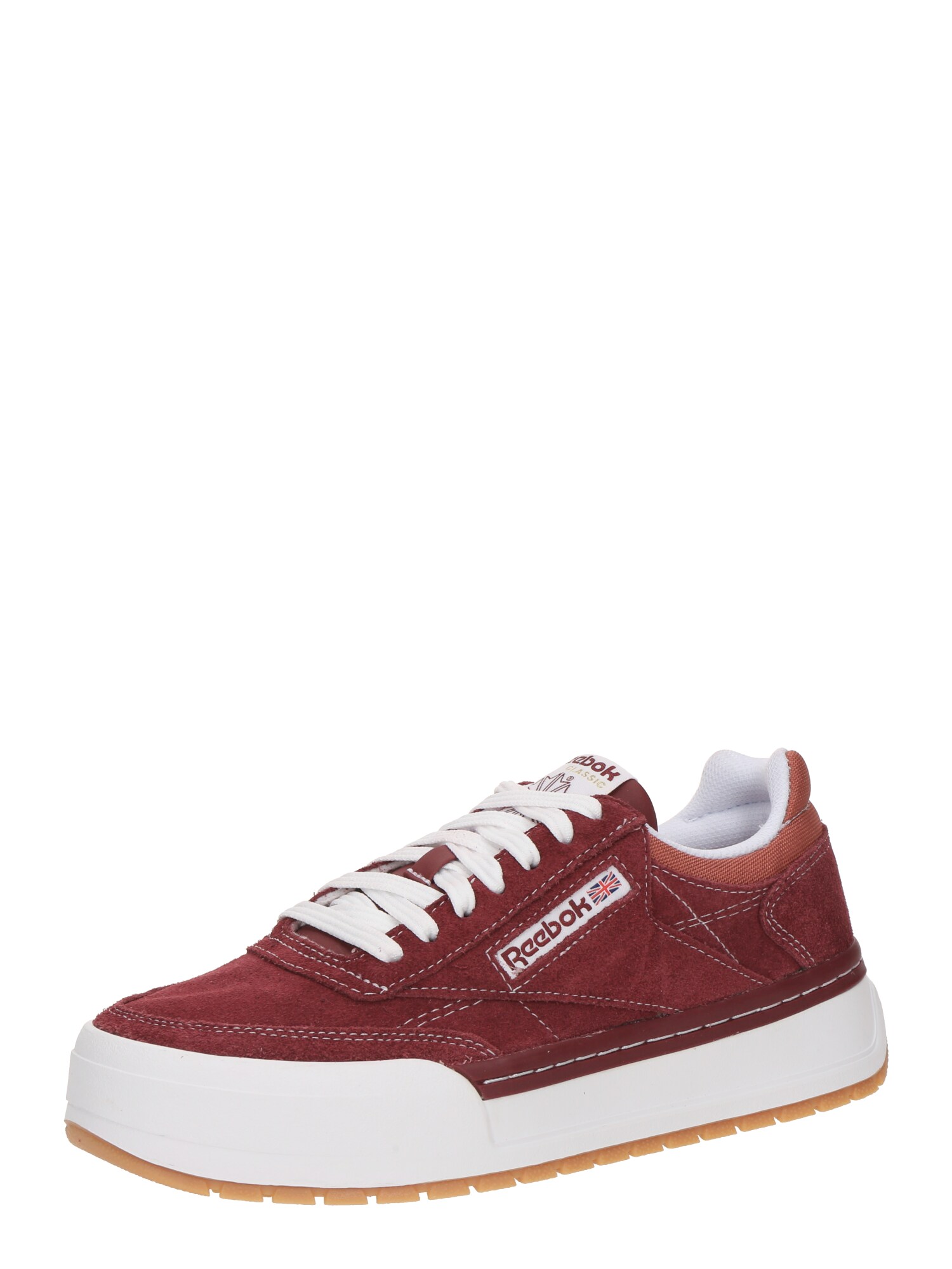 Reebok Sneaker low Club C Megacourt  roșu merlot / alb