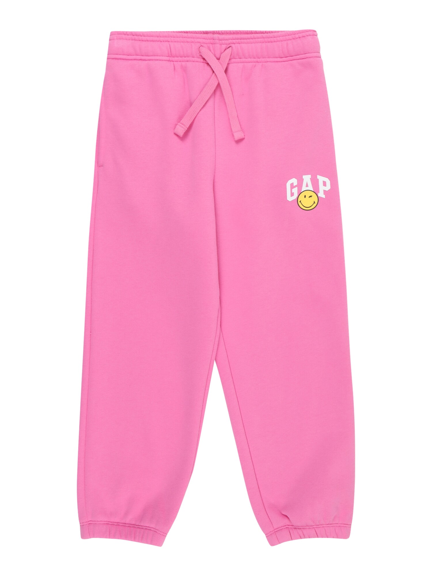 GAP Nohavice 'SMILEY'  žltá / ružová / biela