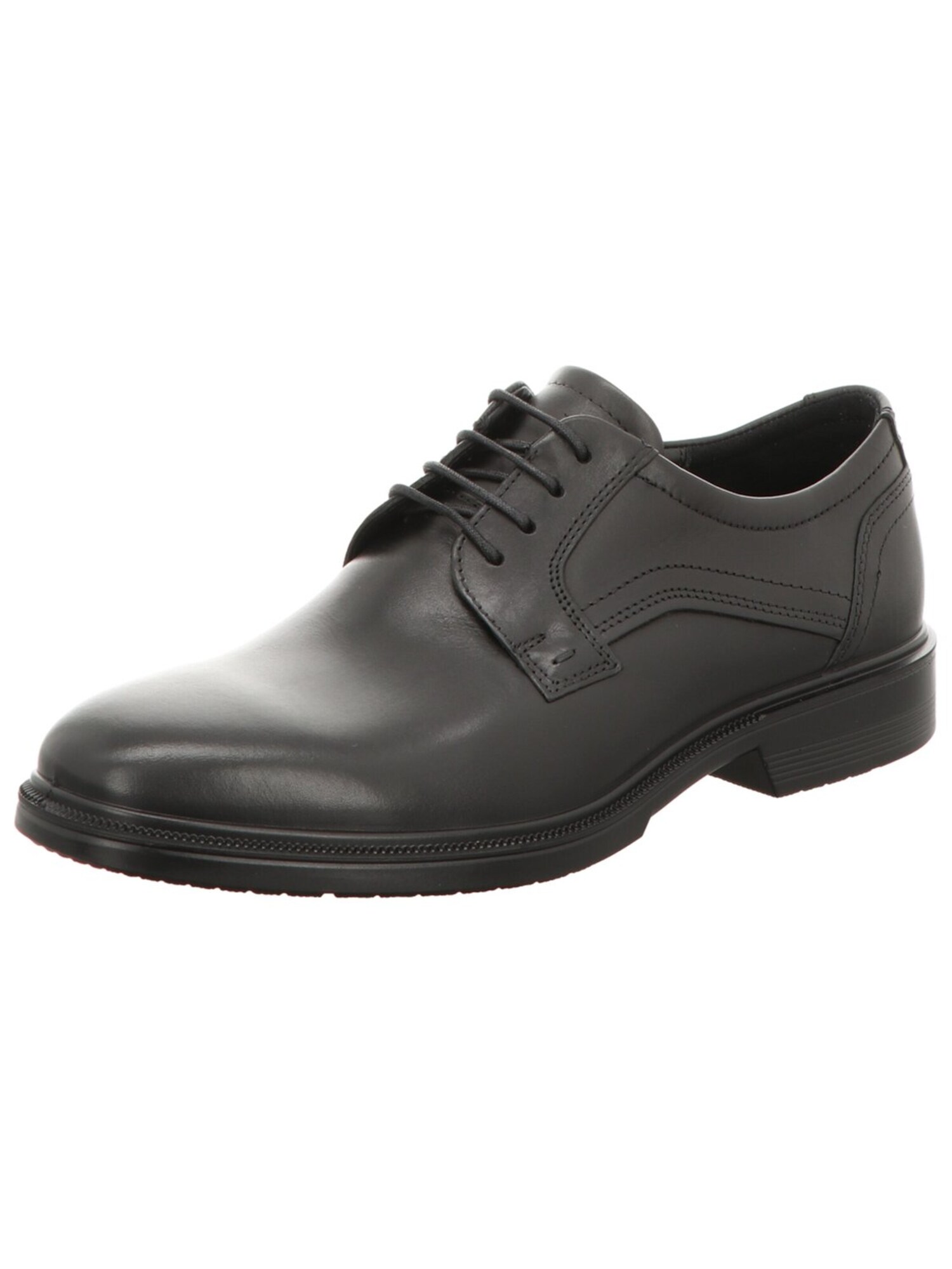 Ecco Veterschoen 'Schnürschuh Herren 622104/01001 Echtleder In Schwarz' Zwart