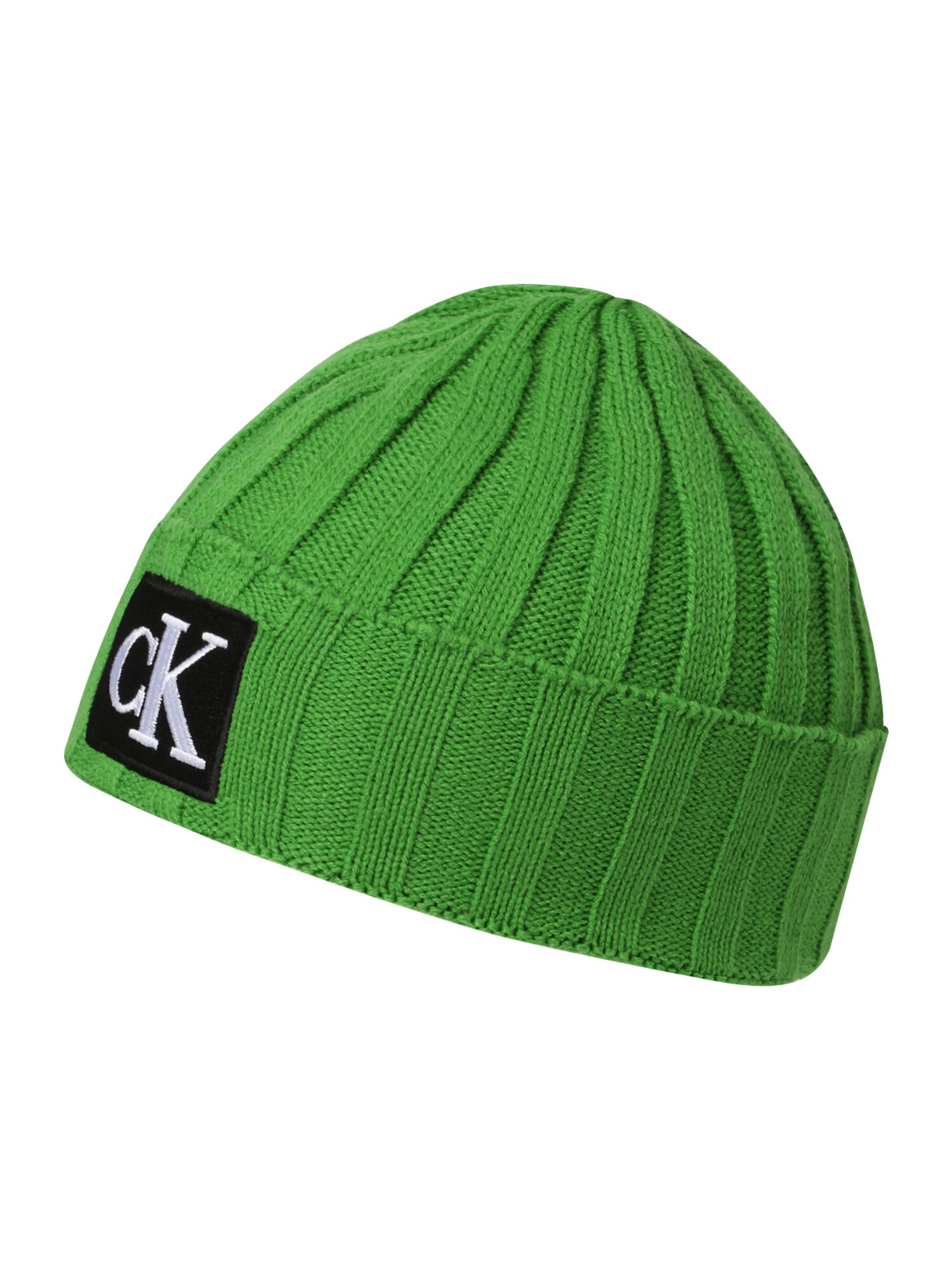 Calvin Klein Jeans Cepure zāles zaļš / melns / balts