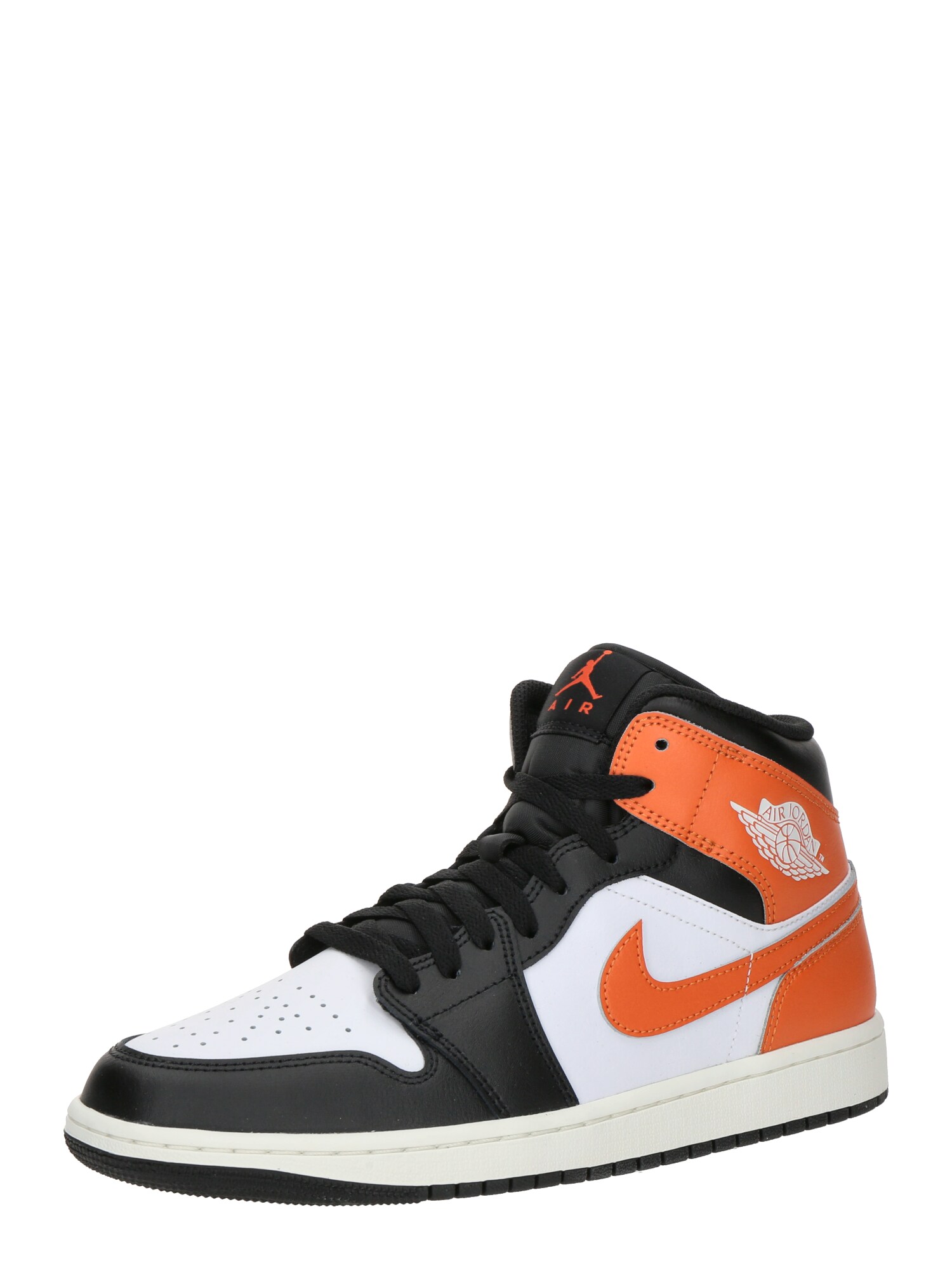 Jordan Magas szárú sportcipők 'AIR JORDAN 1'  narancs / fekete / fehér akciós termékkép 1