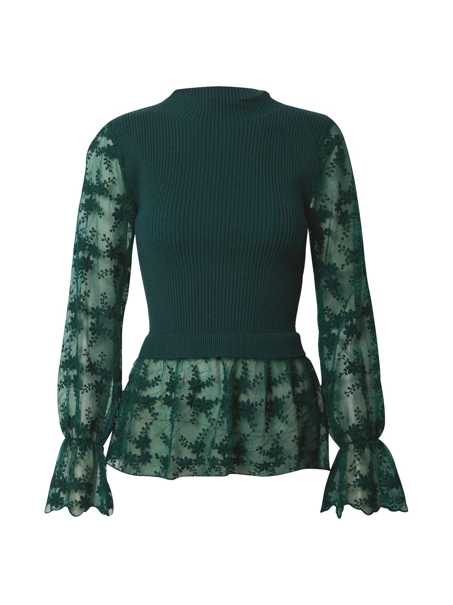 River Island Megztinis  tamsiai žalia