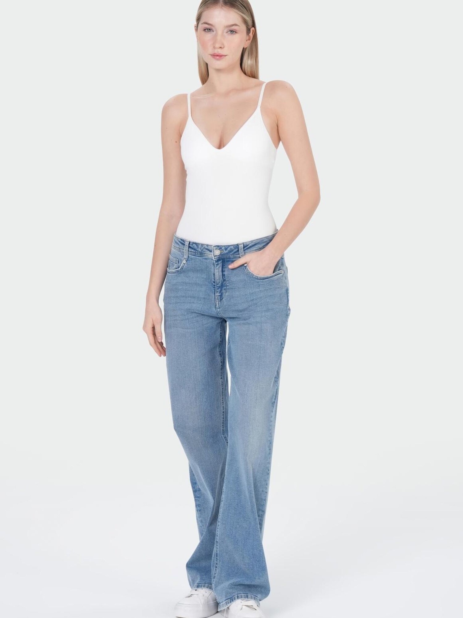 M.O.D MIRACLE OF DENIM Traperice svijetloplava