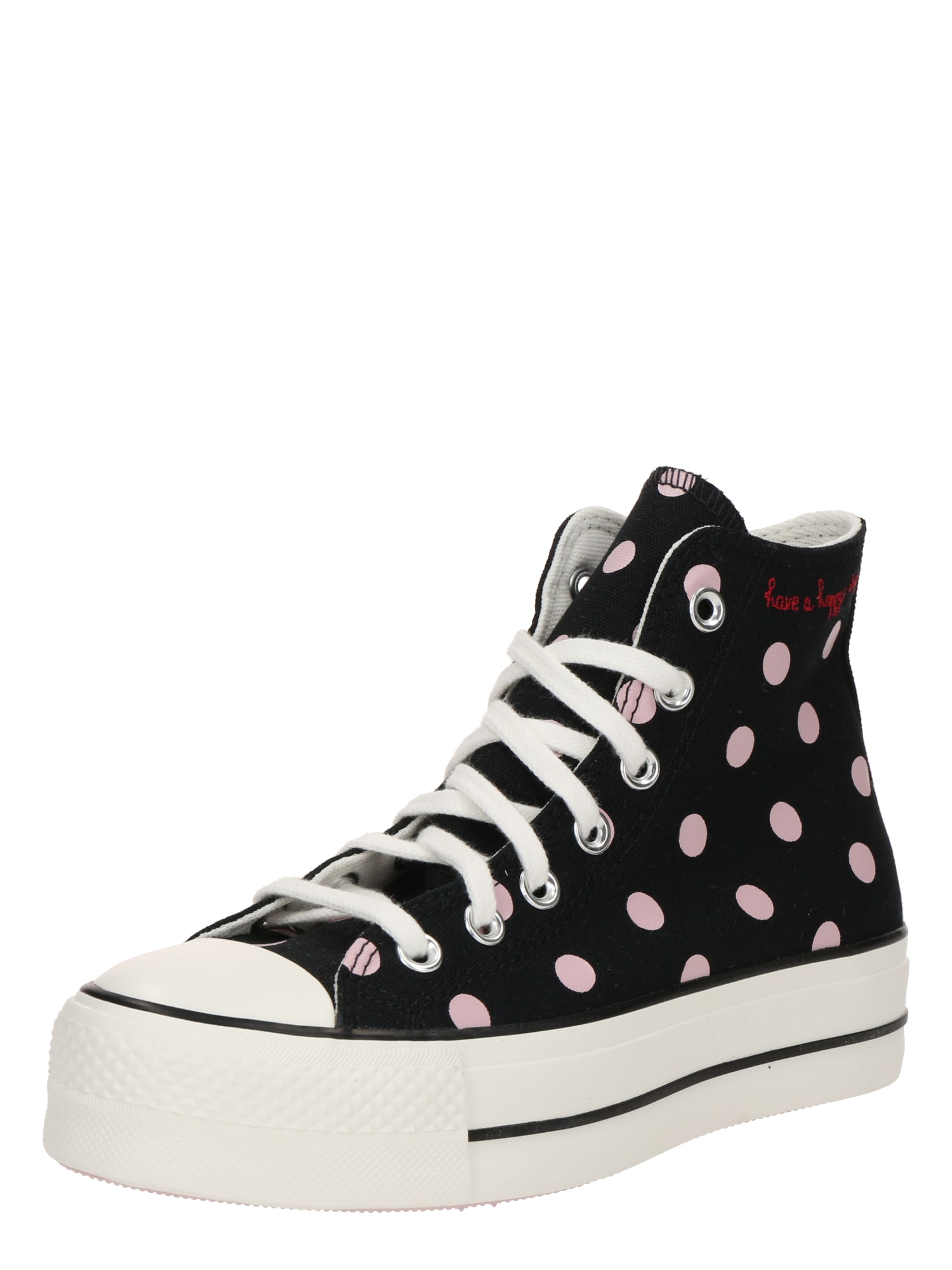 CONVERSE Zapatillas deportivas altas 'CTAS' rosa / rojo / negro / blanco