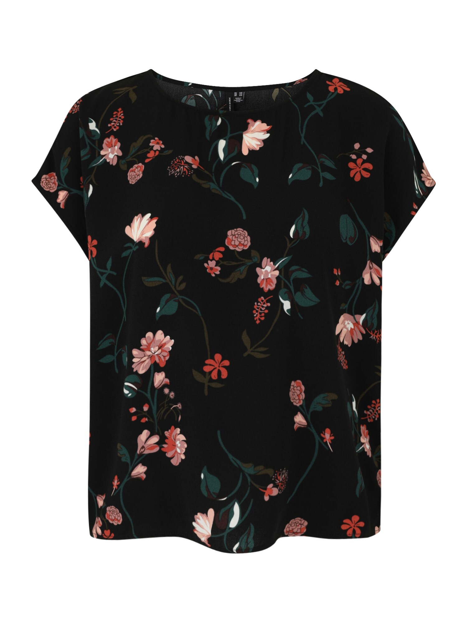 Vero Moda Petite Blúzka 'VMNEWHALLIE' olivová / nefritová / staroružová / čierna