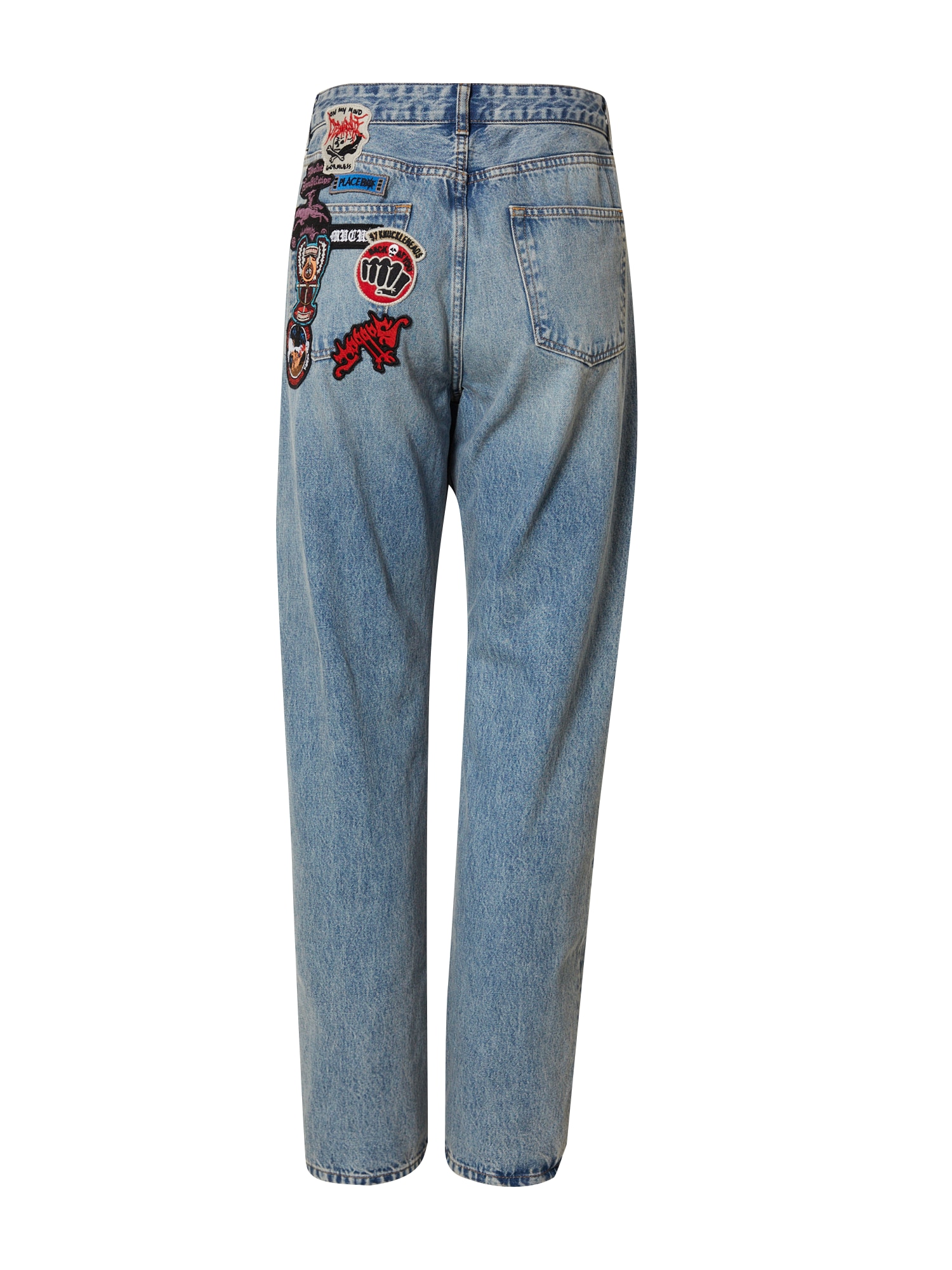 Luka Sabbat for ABOUT YOU Farmer 'Ramon' kék / piros / fekete / piszkosfehér termék 2. képe
