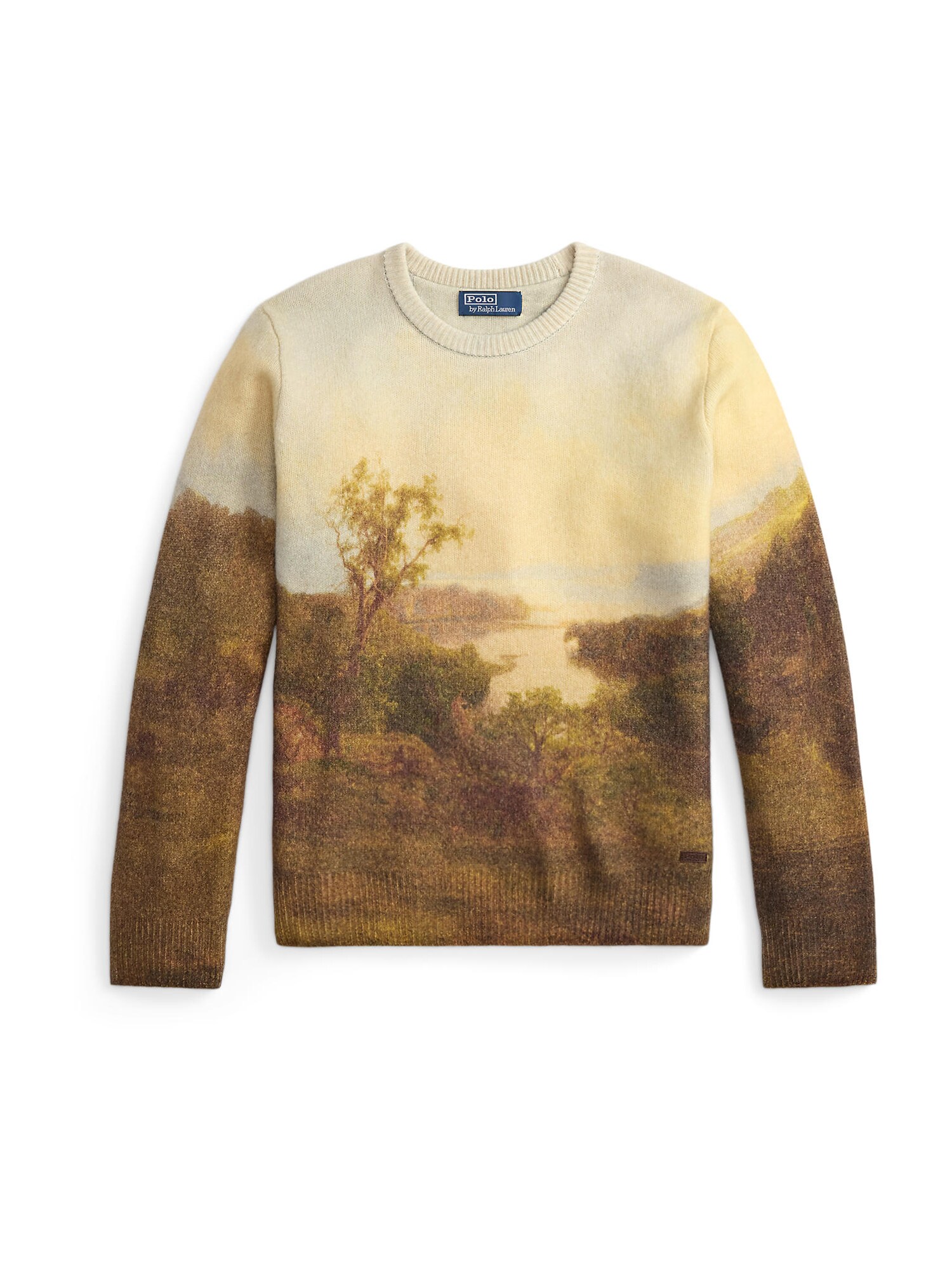 Polo Ralph Lauren Pulover  bej deschis / maro / galben deschis / oliv