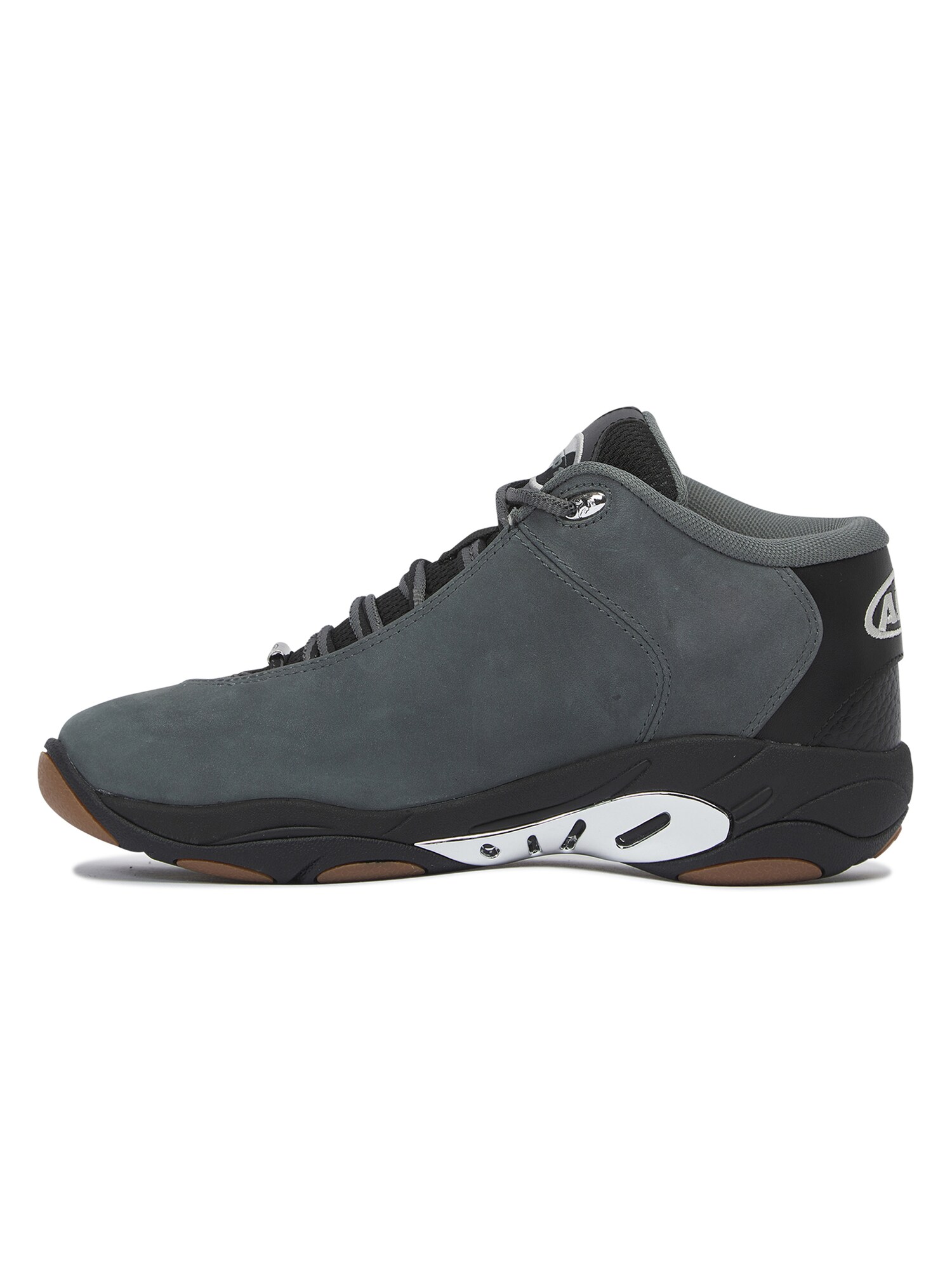AND1 Sneaker low 'Tai Chi'  gri grafit / negru / alb