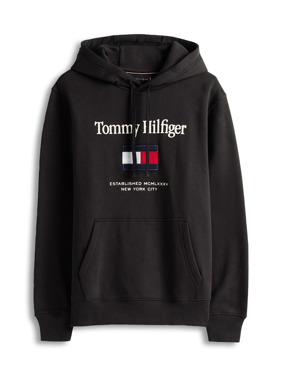Sweatshirt marinblå / röd / svart