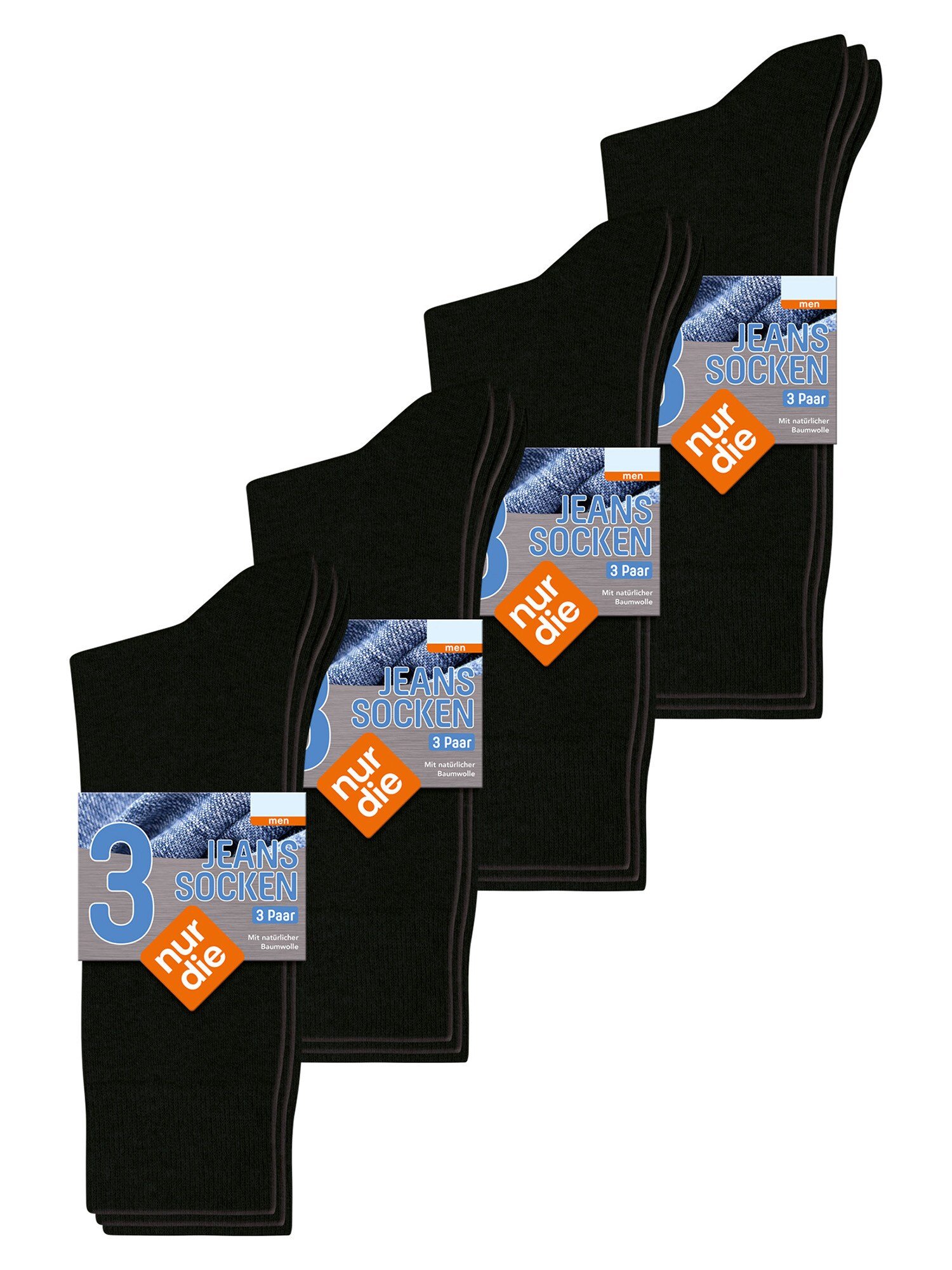 Thumbnail - Nur Die Freizeitsocken  Jeans Socken