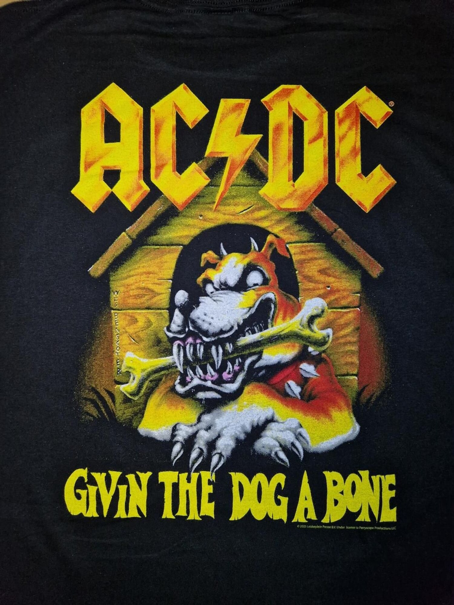 AC/DC Sudadera 'Ac/dc Giving the Dog a Bone' negro – imagen 3