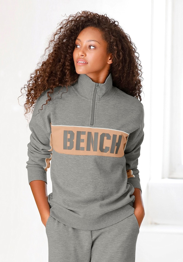 BENCH, Tréning póló, szürke, 1 kép a 6 közül