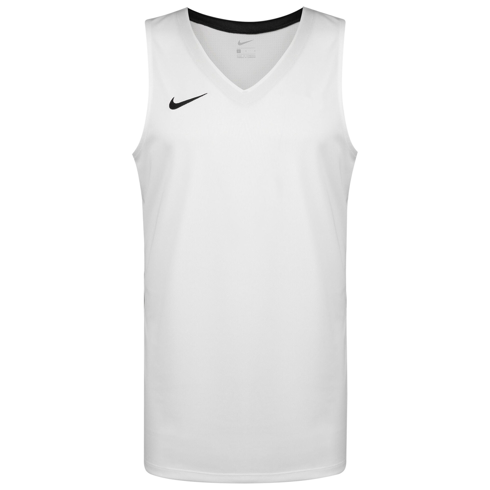 NIKE Tricou funcțional Team Stock 20  negru / alb