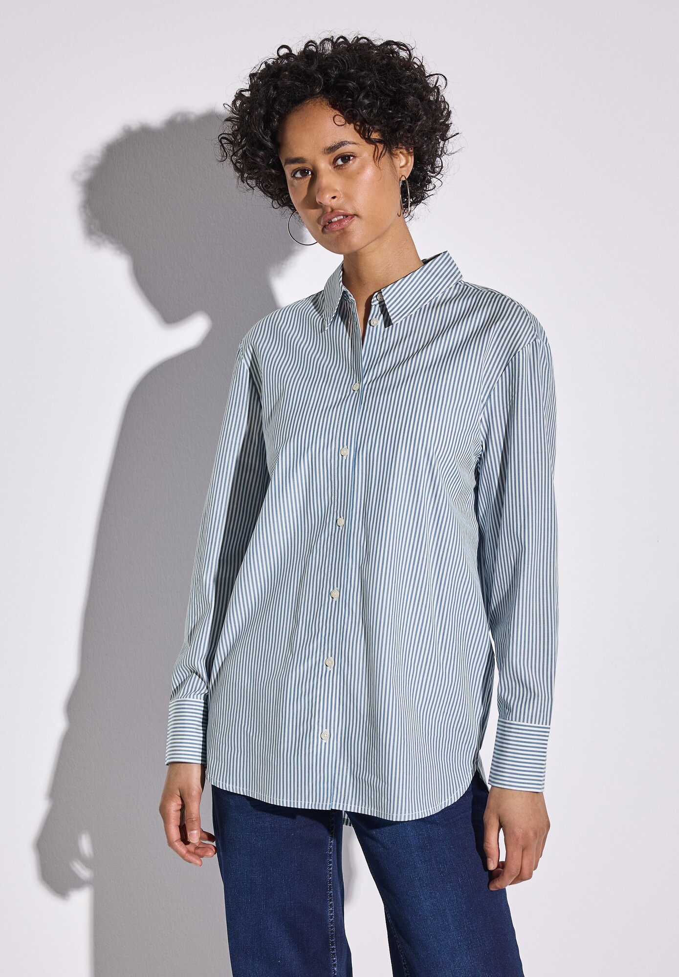 Thumbnail - CECIL Gestreifte Hemdbluse