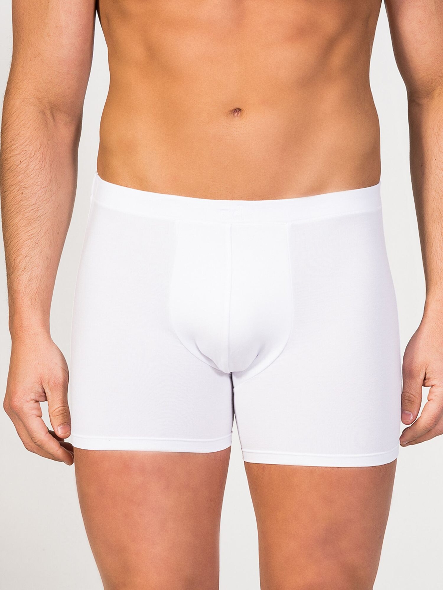 zd ZERO DEFECTS Calzoncillo boxer 'Breno Organic Cotton' blanco