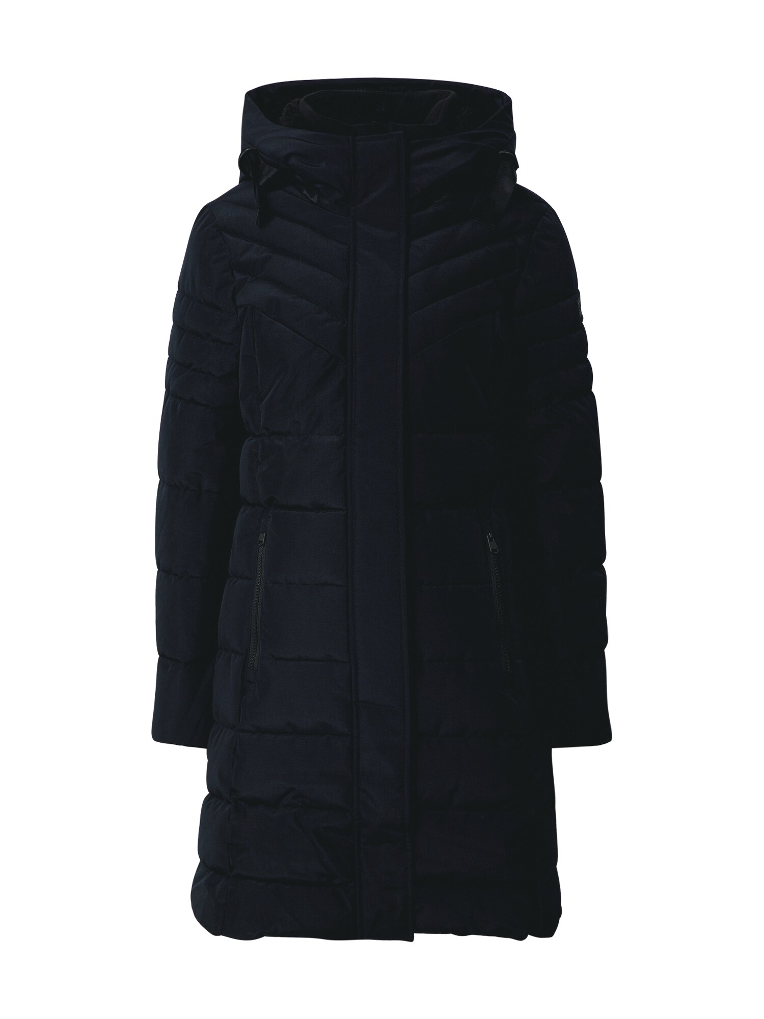 EDC BY ESPRIT Žieminis paltas  juoda