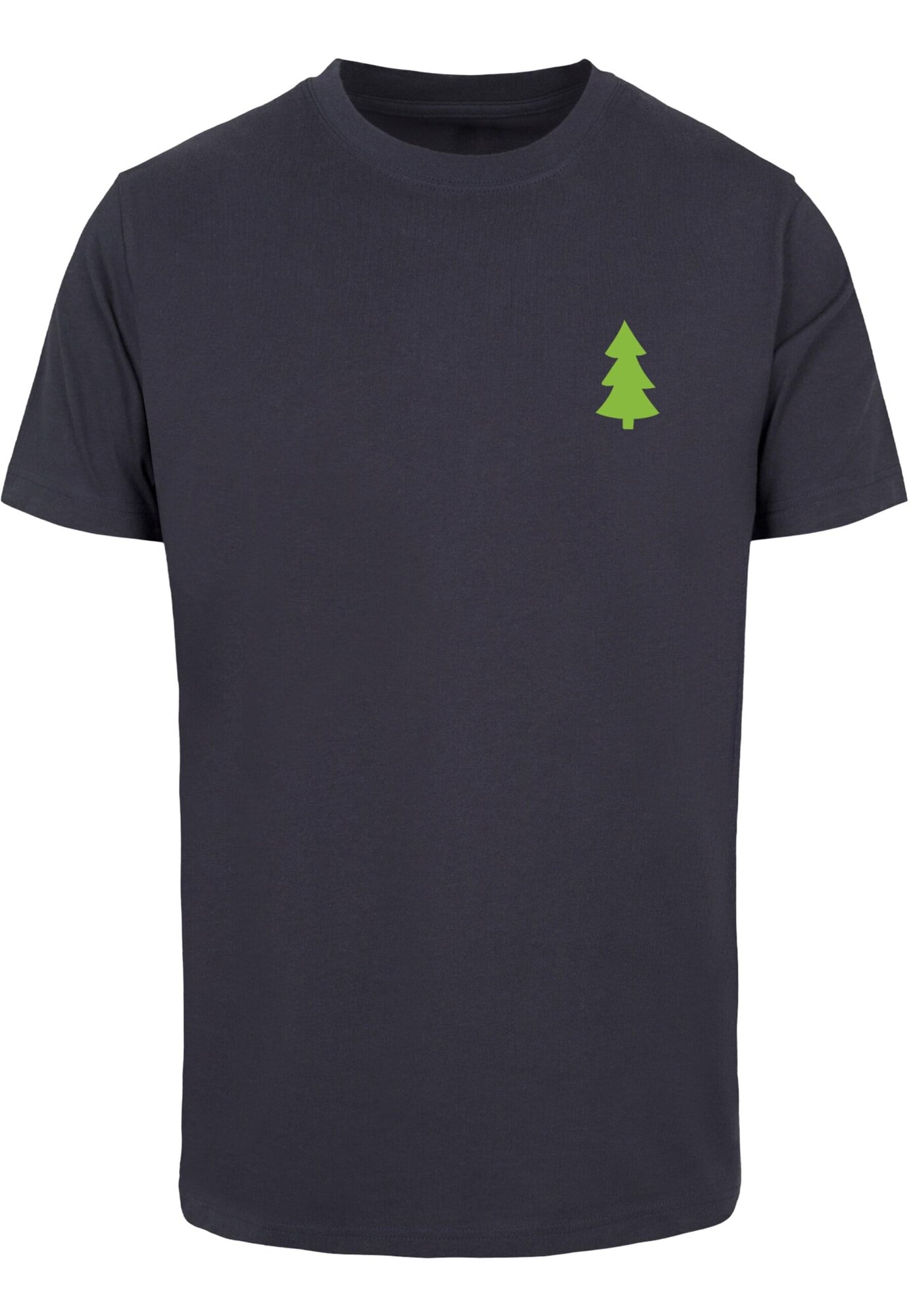 Merchcode Tricou Christmas Vibes  bleumarin / verde deschis / roșu