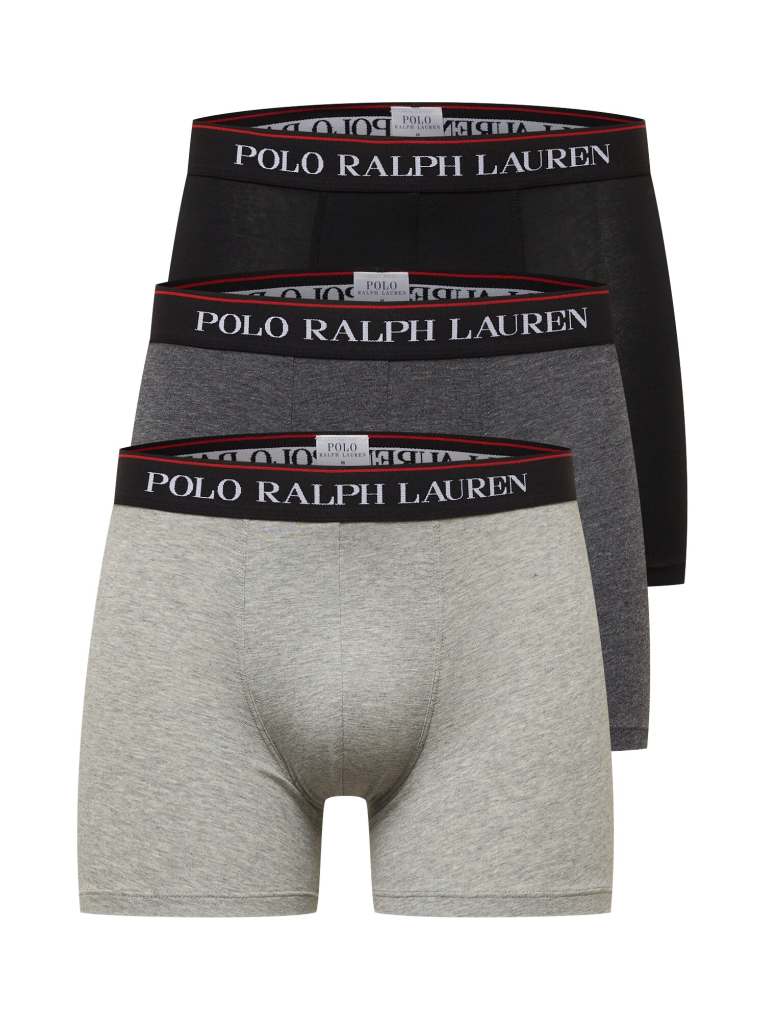 Polo Ralph Lauren Boxershorts grau / wei / rot / schwarz
