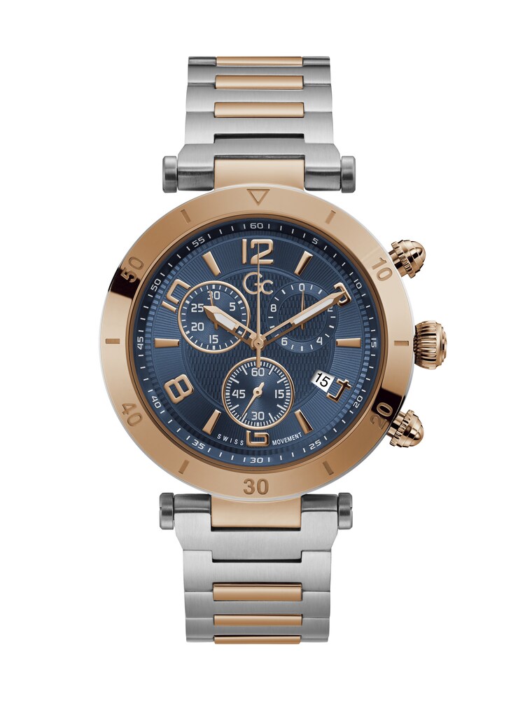 Gc Uhr 'PrimeClass' Herren Größe One Size navy / gold / silber