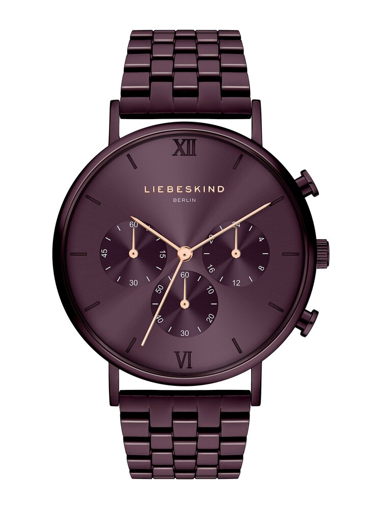 Liebeskind Berlin Uhr Damen Größe One Size rosegold / rotviolett