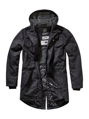 Brandit Tussenparka ‘Marsh Lake’ Zwart