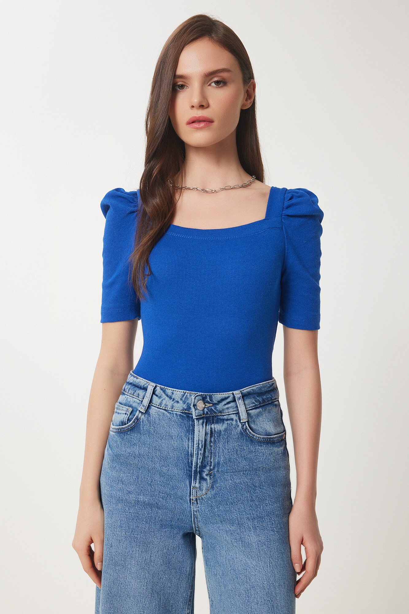 Happiness İstanbul Tricou albastru