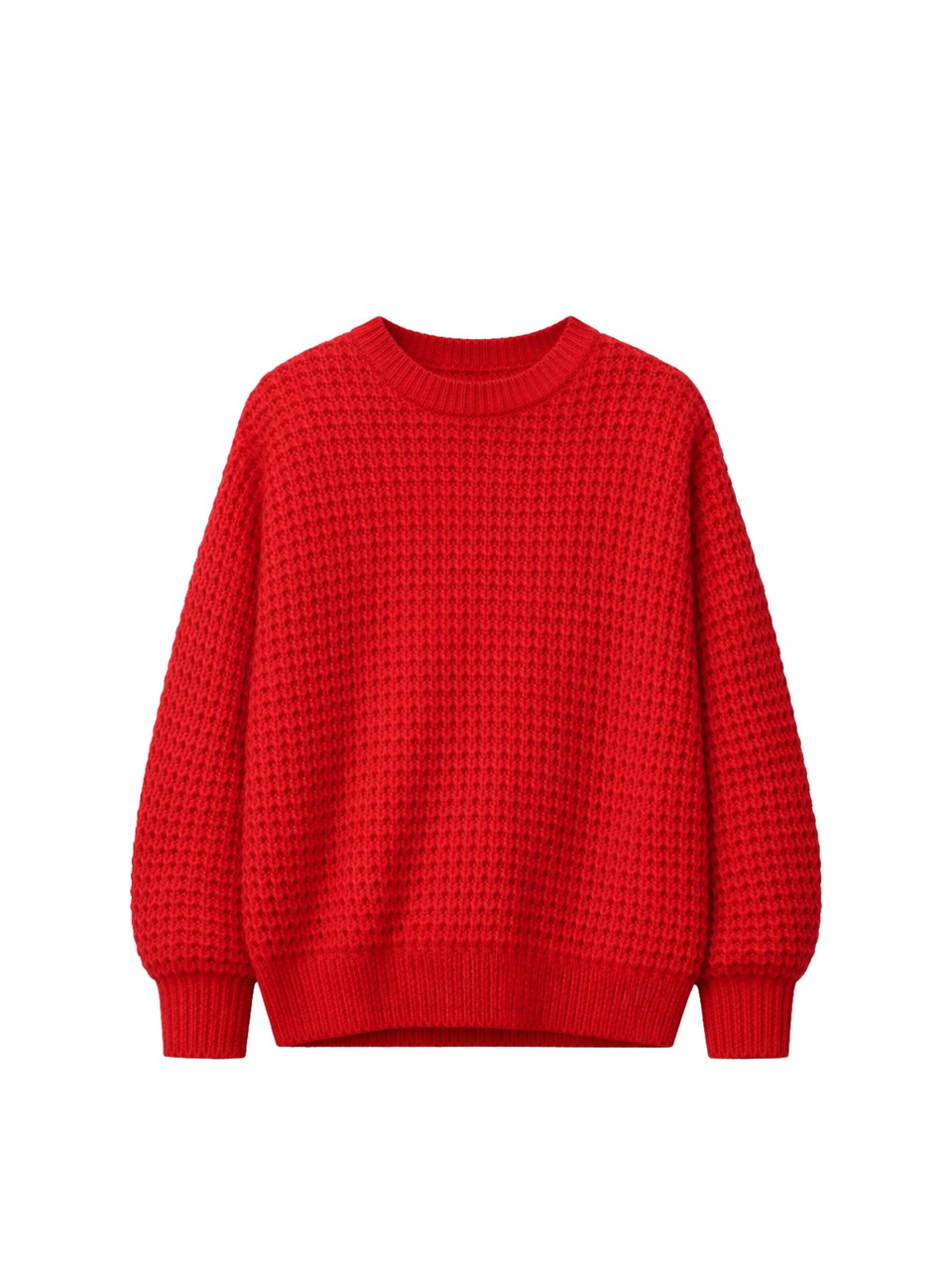 Tröja 'Women's Wide-Shoulder Crewneck Cashmere Sweater'