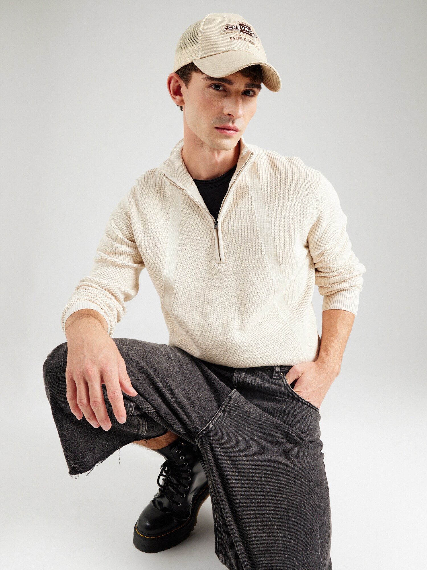 G-star Jersey Con Media Cremallera Structure