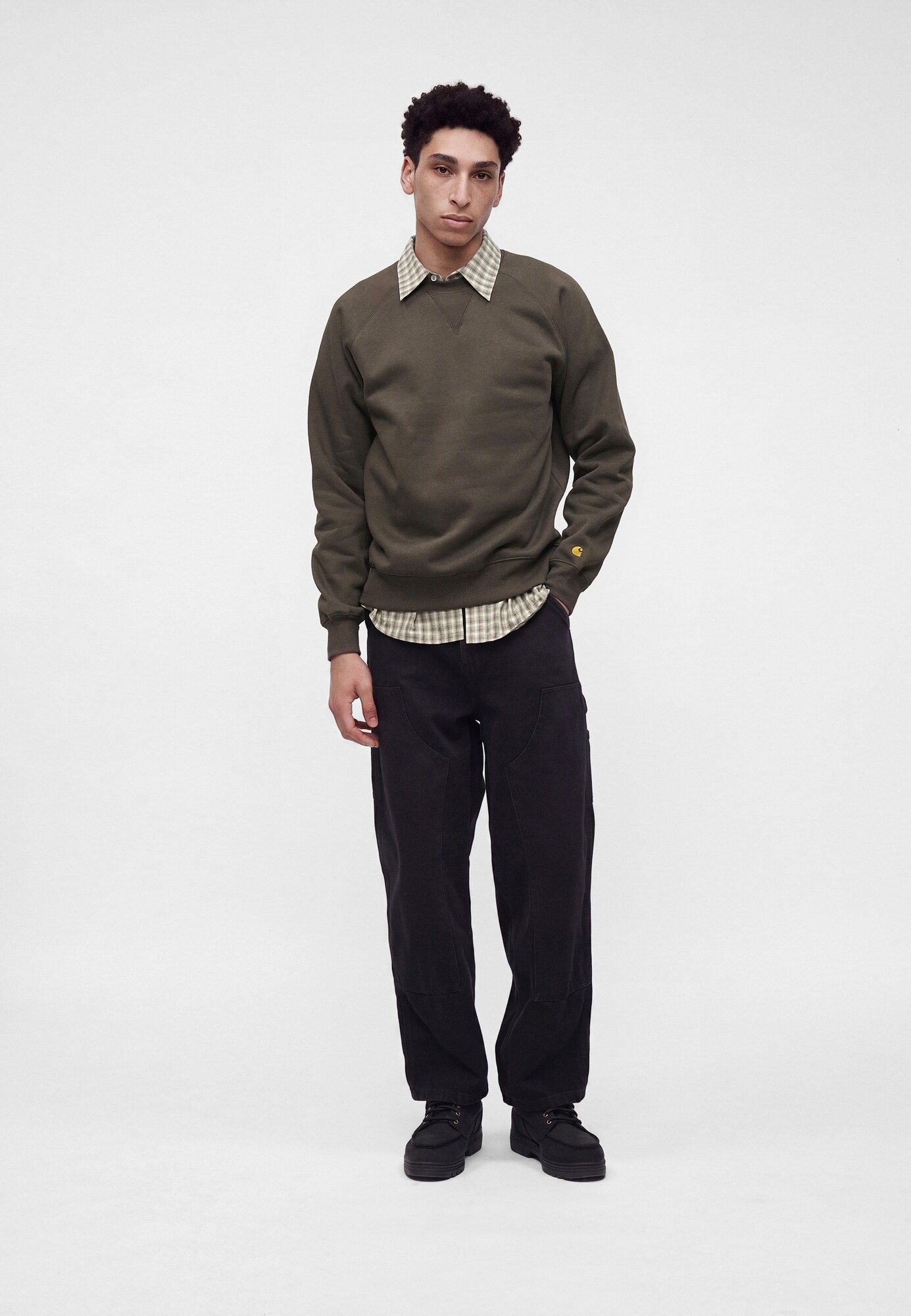 Carhartt WIP Sudadera 'Chase'  caqui – imagen 4